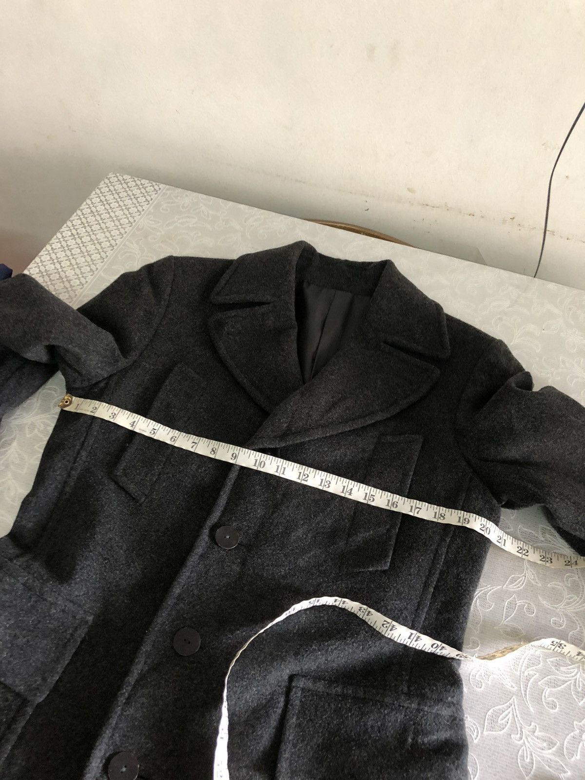 Jean Paul Gaultier Vintage Jean Gaultier Homme Single Breasted Wool Long Coat Size US M / EU 48-50 / 2 - 21 Thumbnail