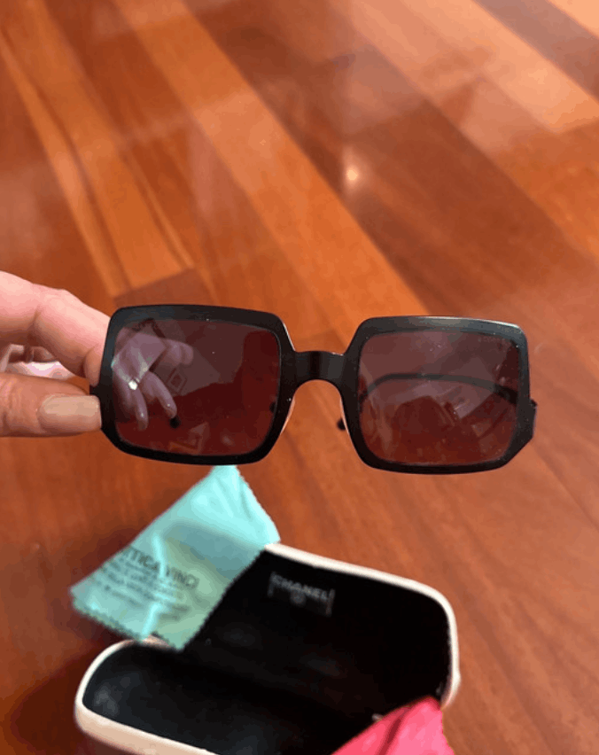 Chanel × Vintage CHANEL SUNGLASSES 4021 LOGO ICONIC 4017 Mask RI902 Size ONE SIZE - 2 Thumbnail