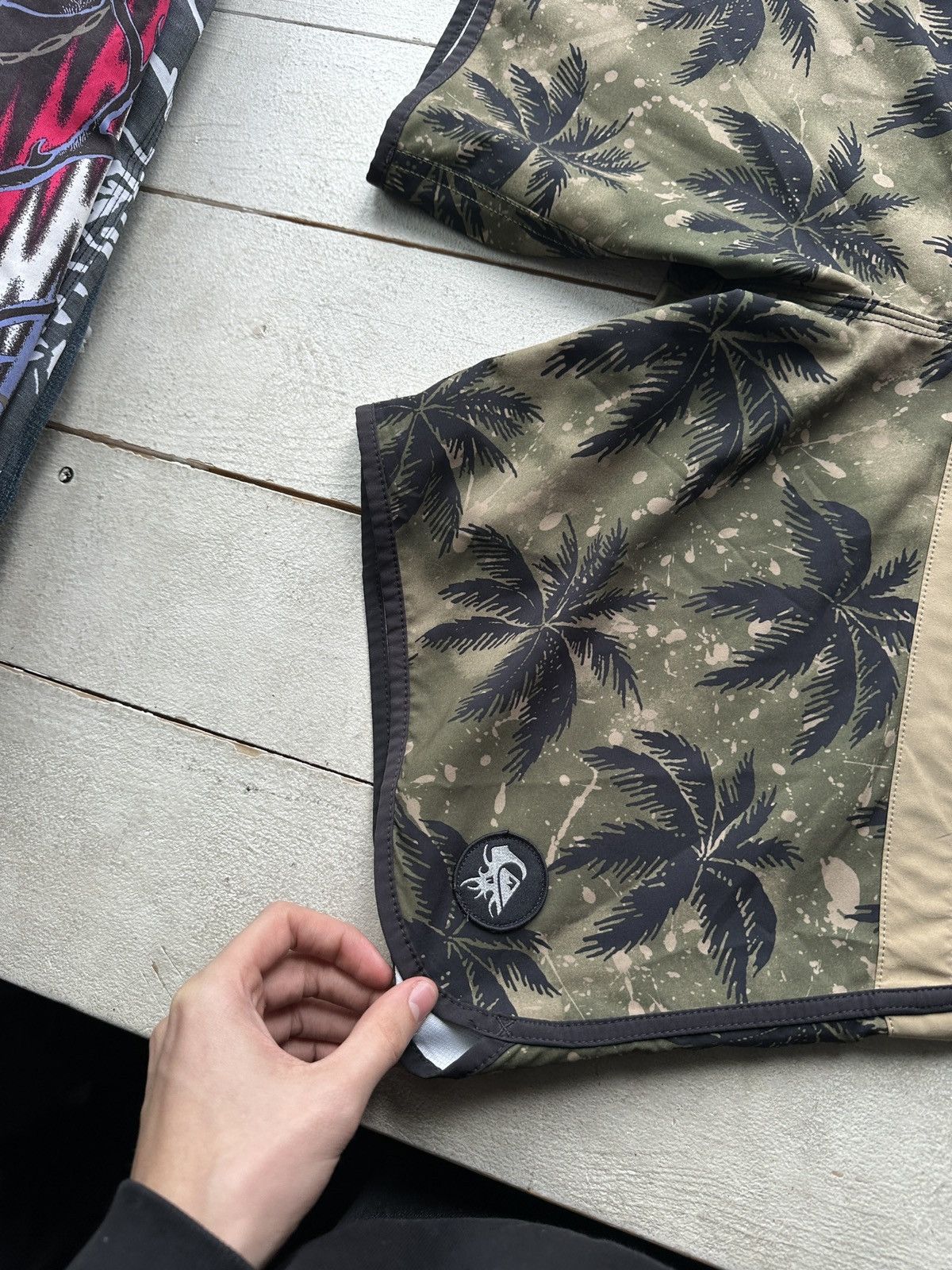 Quiksilver 🚨Vintage Quiksilver Shorts Big Logo Y2K Style 90s Surfing Size US 34 / EU 50 - 3 Thumbnail