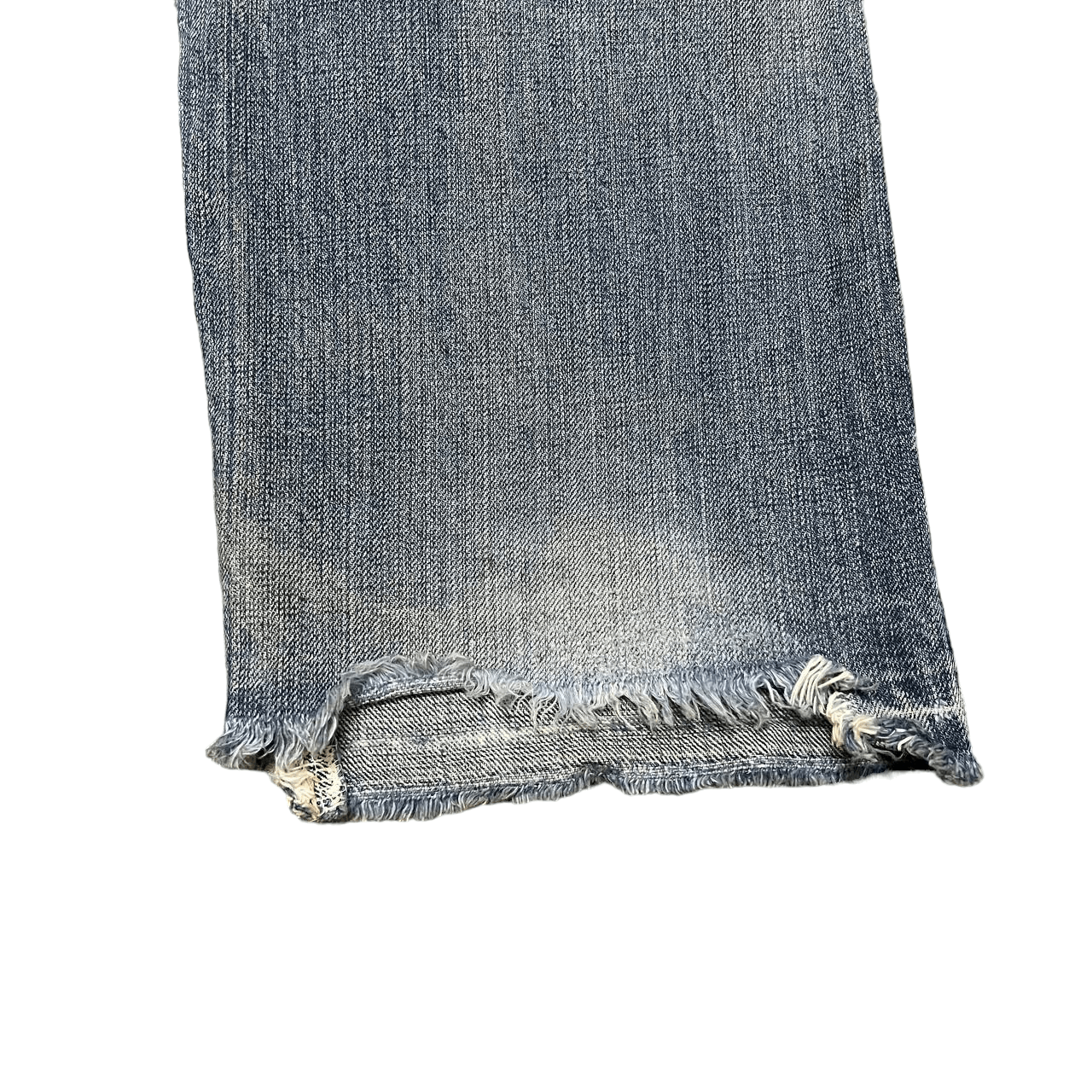 Japanese Brand Vintage La Guardia Selvedge Denim Thrashed Jeans Single ® Size US 30 / EU 46 - 16 Thumbnail