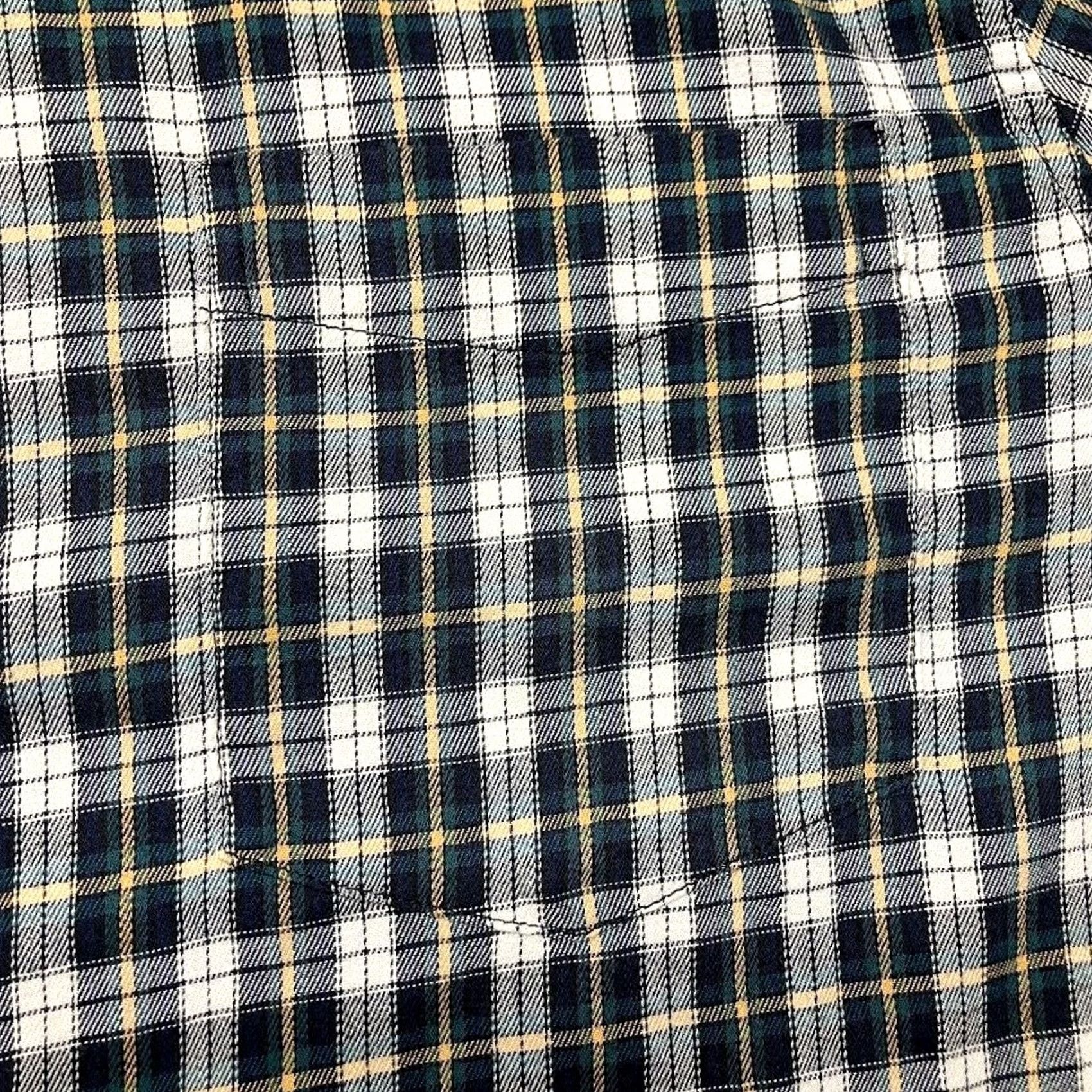 Lands' End Lands' End Shirt Mens XL Green Classic Plaid Super Soft Long Sleeve Button Down Size US XL / EU 56 / 4 - 5 Thumbnail