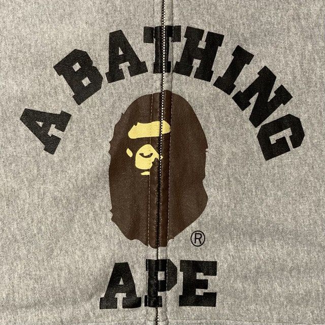 Bape BAPE College logo full zip hoodie a bathing ape NIGO Size US M / EU 48-50 / 2 - 2 Thumbnail
