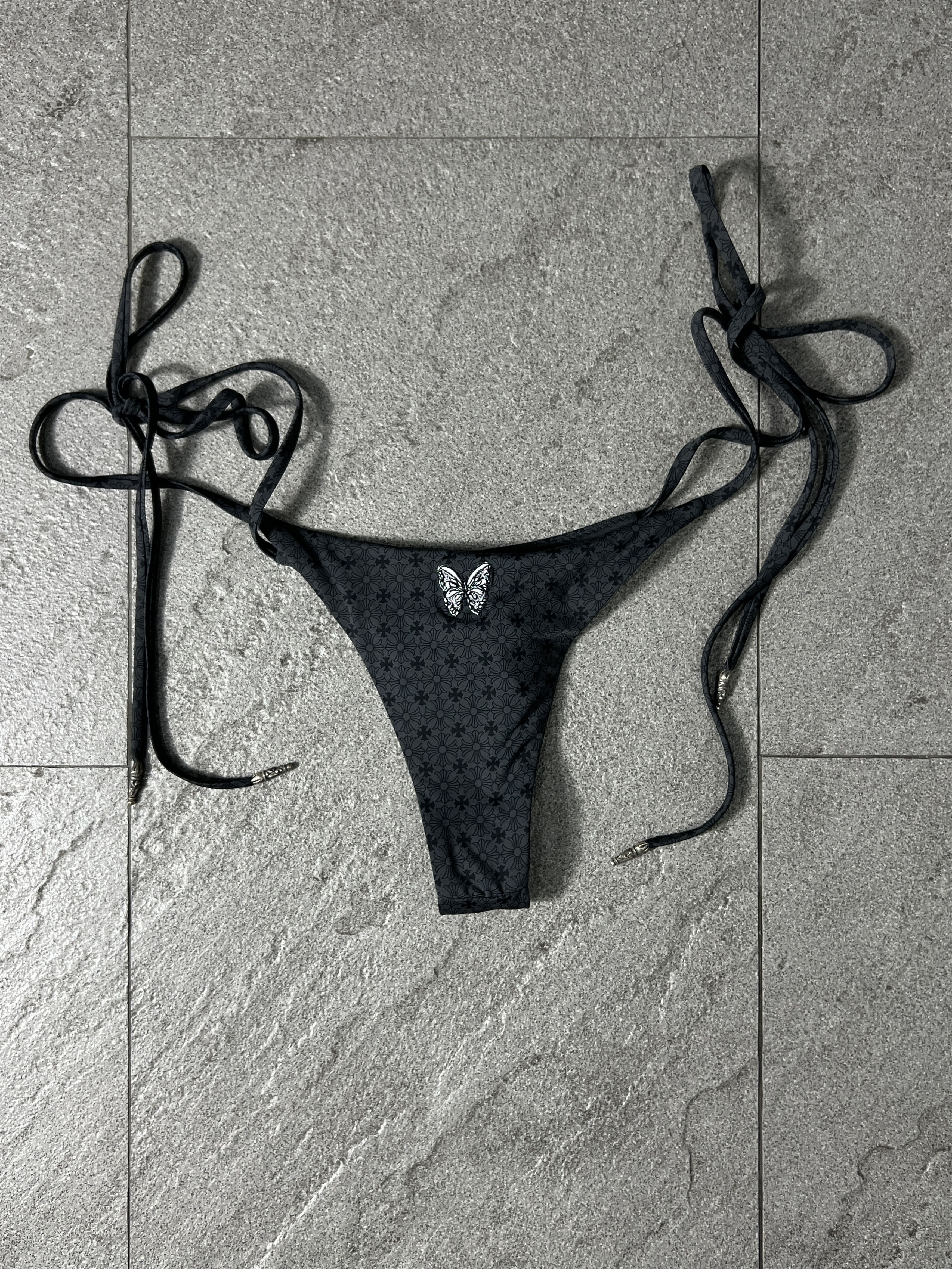 Chrome Hearts Chrome Hearts Butterfly Bikini Bottom Black S USA Size 30" / US 8 / IT 44 - 1 Thumbnail