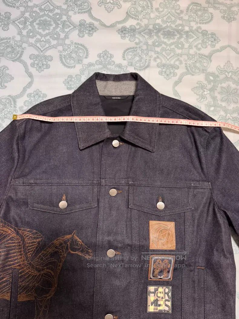 Hermes Hermes Embroidered Denim Jacket, Flying Horse Embroidery, Size US M / EU 48-50 / 2 - 3 Thumbnail
