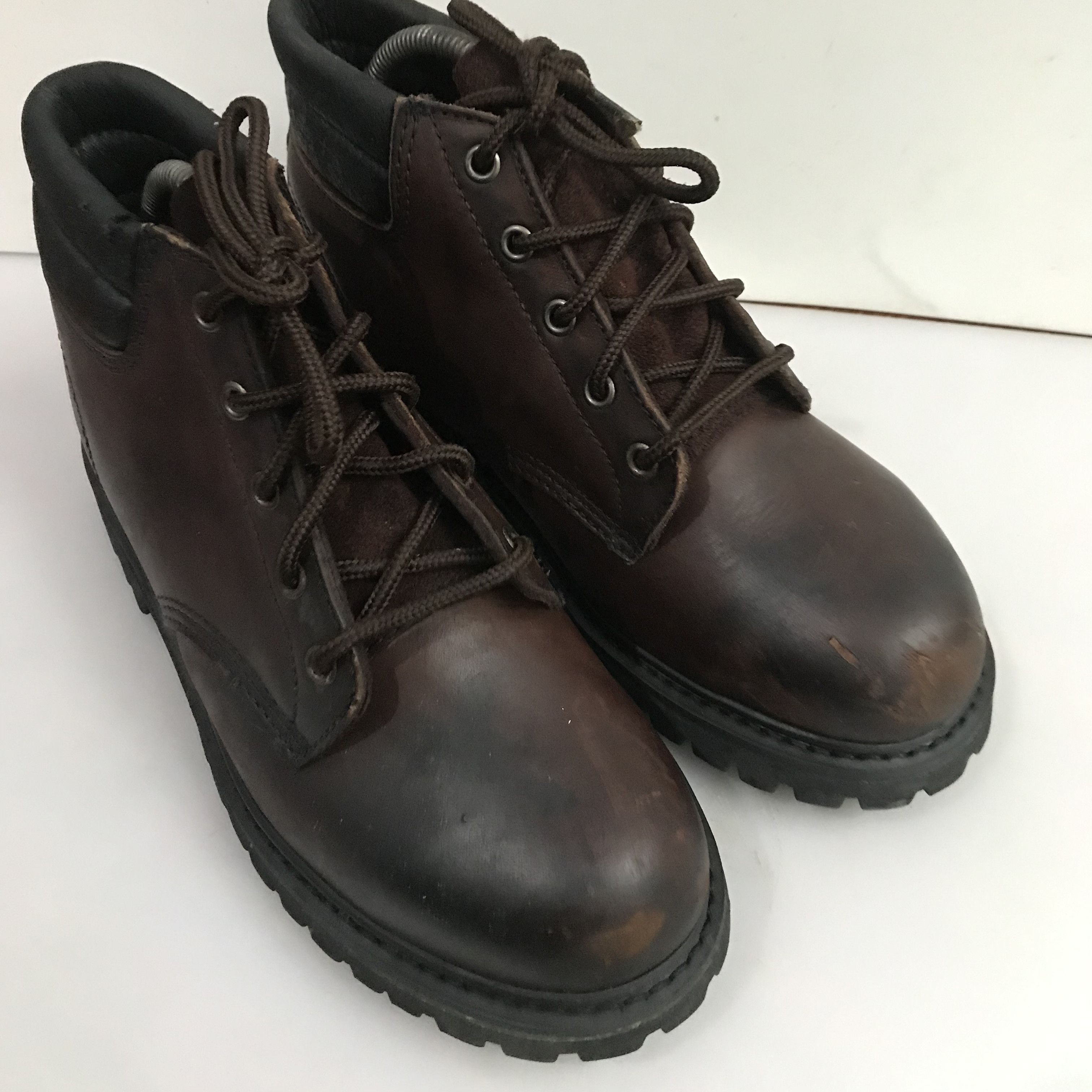 Red Wing Vintage Redwing Dunoon Us saxon Boot leather brown steel toe Size US 7.5 / EU 40-41 - 4 Thumbnail