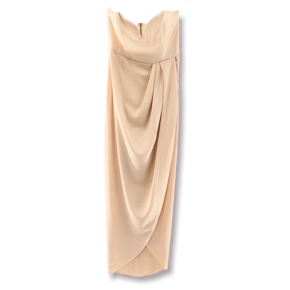Other Bustier Draped Maxi Dress in Nude Shona Joy 4 Size S / US 4 / IT 40 - 6 Thumbnail