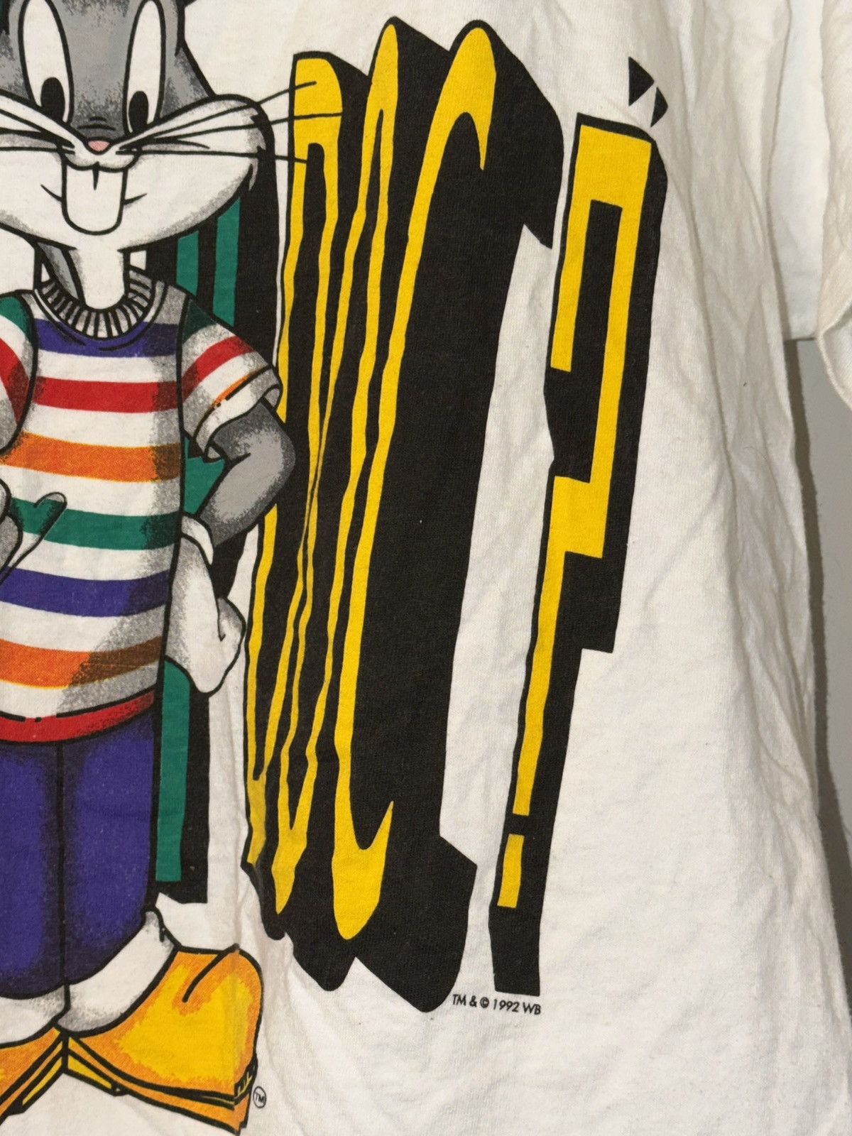 Warner Bros Warner Bros. Looney Tunes Bugs Bunny What’s Up Doc? XL Mens Size US XL / EU 56 / 4 - 18 Thumbnail