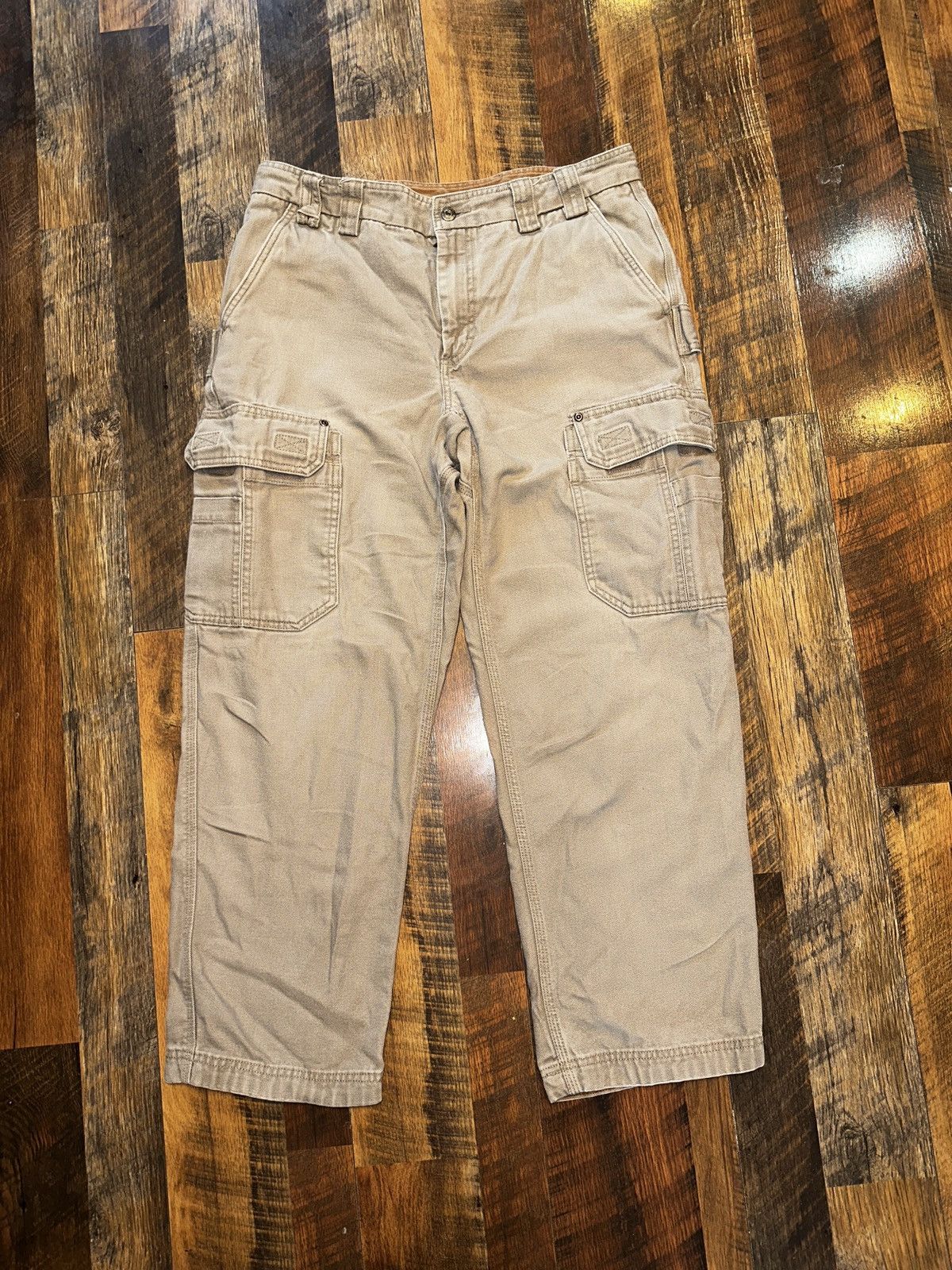 Duluth Trading Company Vintage Duluth Trading Co Heavy Duty Baggy Cargo Pants Size US 35 - 1 Thumbnail