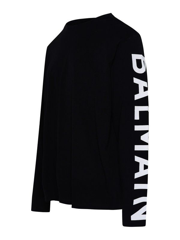 Balmain o1y0426 Crewneck T-Shirt in Black Size US XXS / EU 40 - 2 Thumbnail