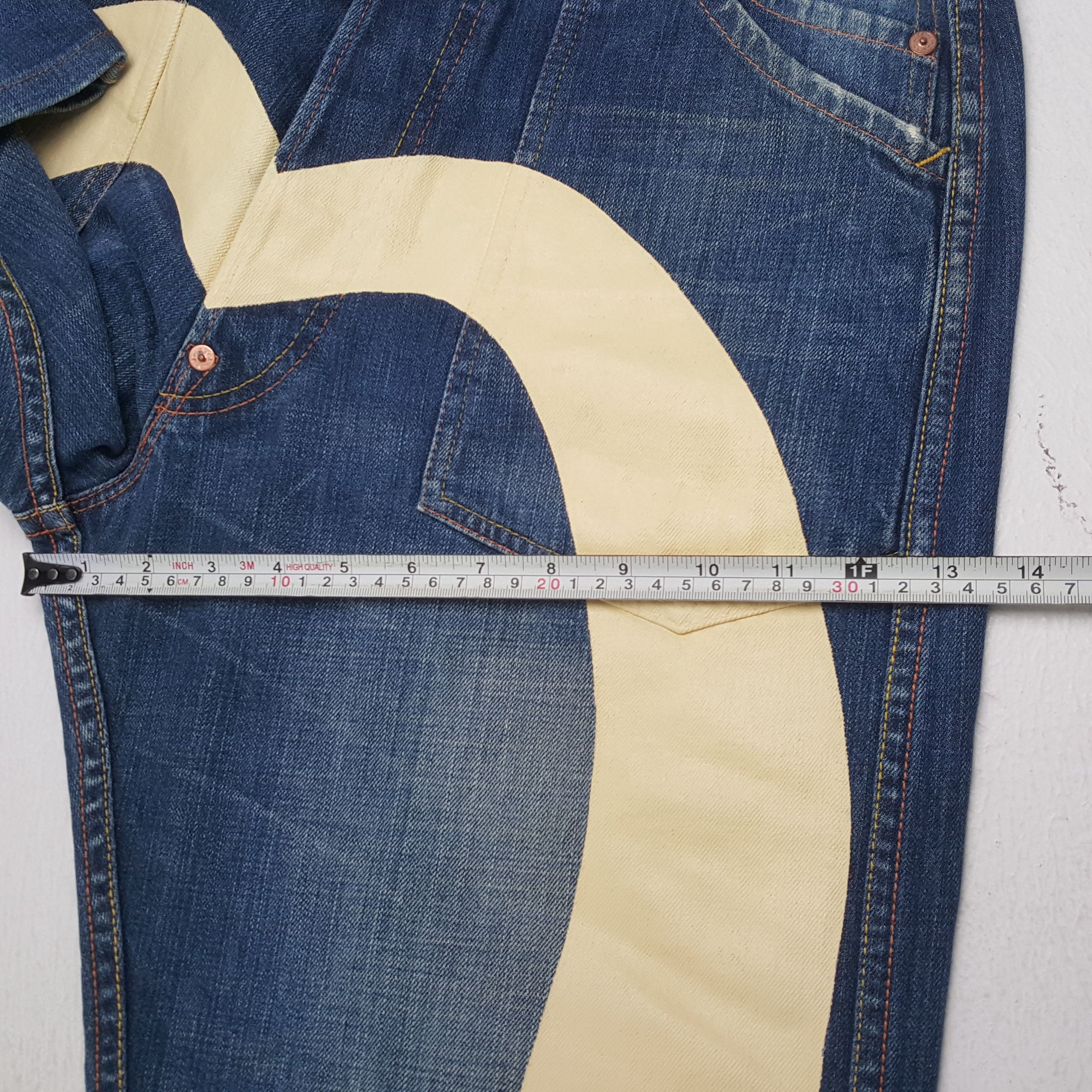 Evisu EVISU Japanese Brand Streetwear Custom Daicock Style Jeans Size US 31 - 9 Thumbnail