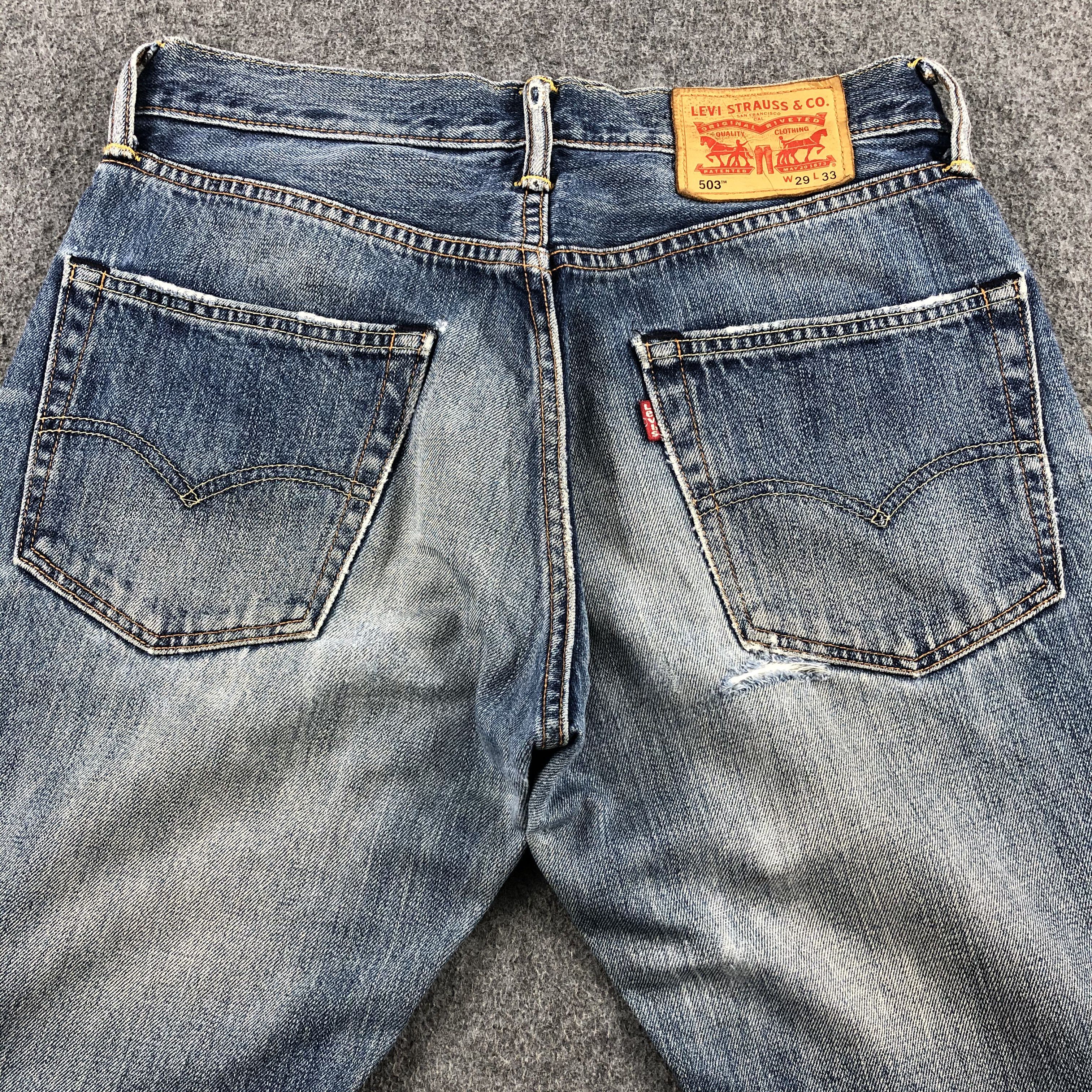 Levi's Vintage Blue Wash Levis 503 Jeans-J1779 Size US 31 - 4 Thumbnail