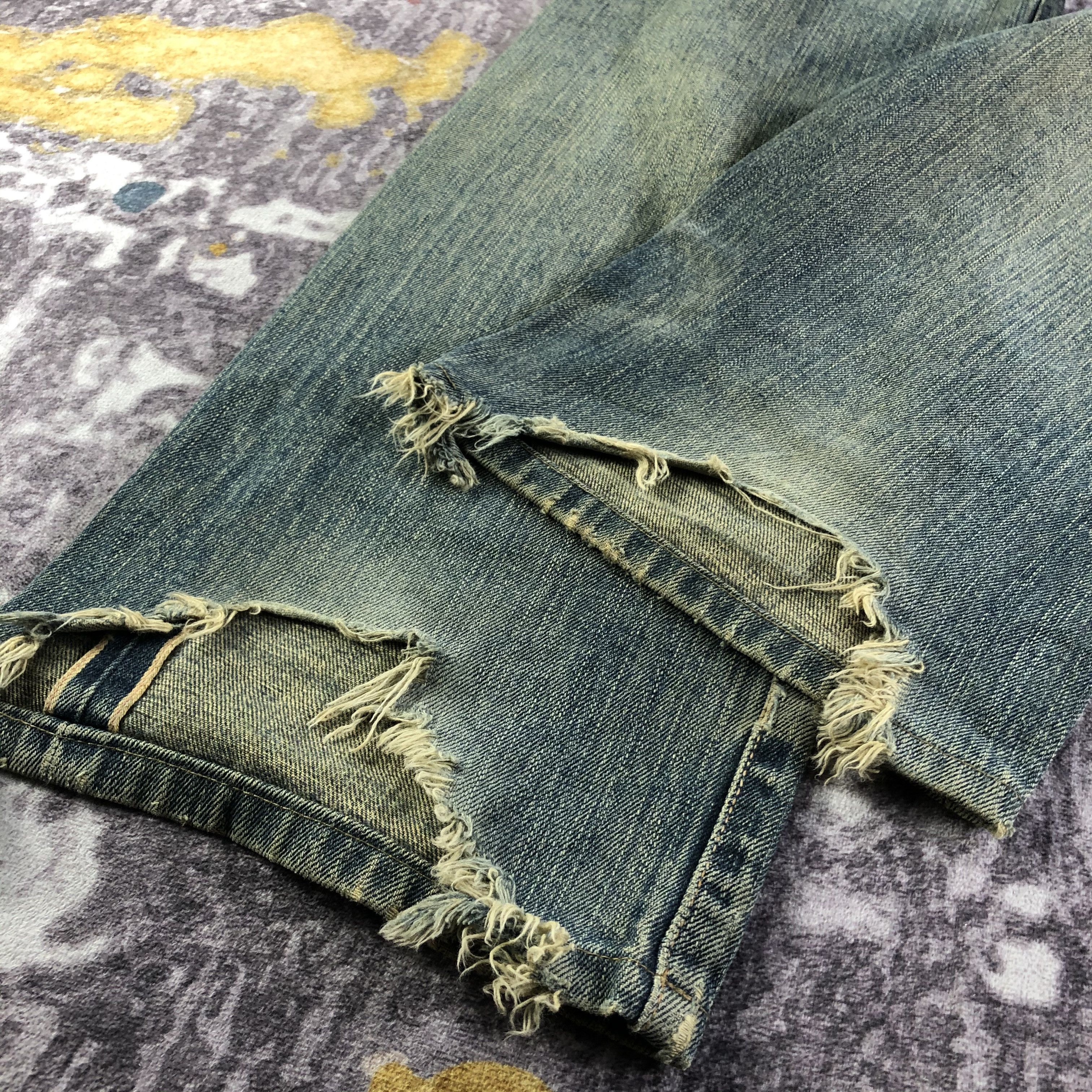Edwin Vintage 90s Rusty Edwin 505 Selvedge Jeans-JM3566 Size US 33 - 7 Thumbnail