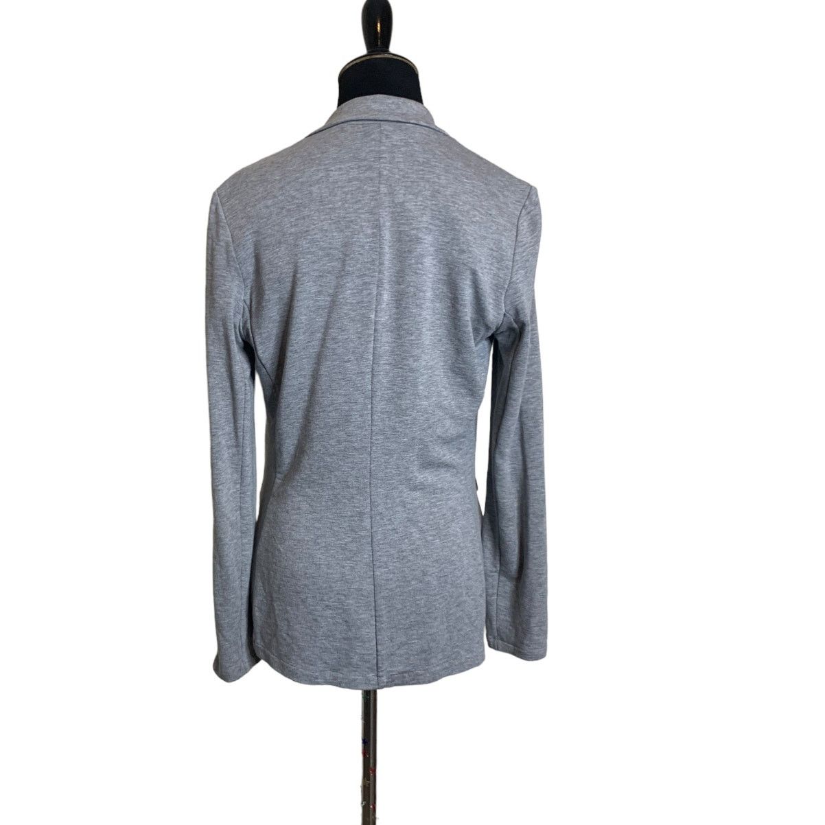 Magaschoni Magaschoni light gray one button blazer size Small Size S / US 4 / IT 40 - 2 Thumbnail
