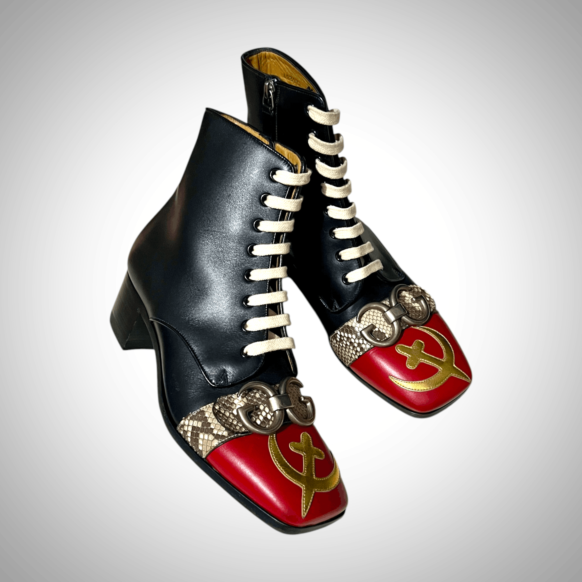 Gucci Gucci FW17 Pierced Moon USSR Communist Boots Size US 9 / EU 42 - 1 Thumbnail
