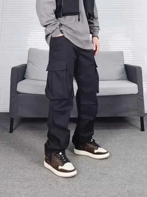 Designer × Vintage tactical pleated utility cargo pants Size US 32 / EU 48 - 3 Thumbnail