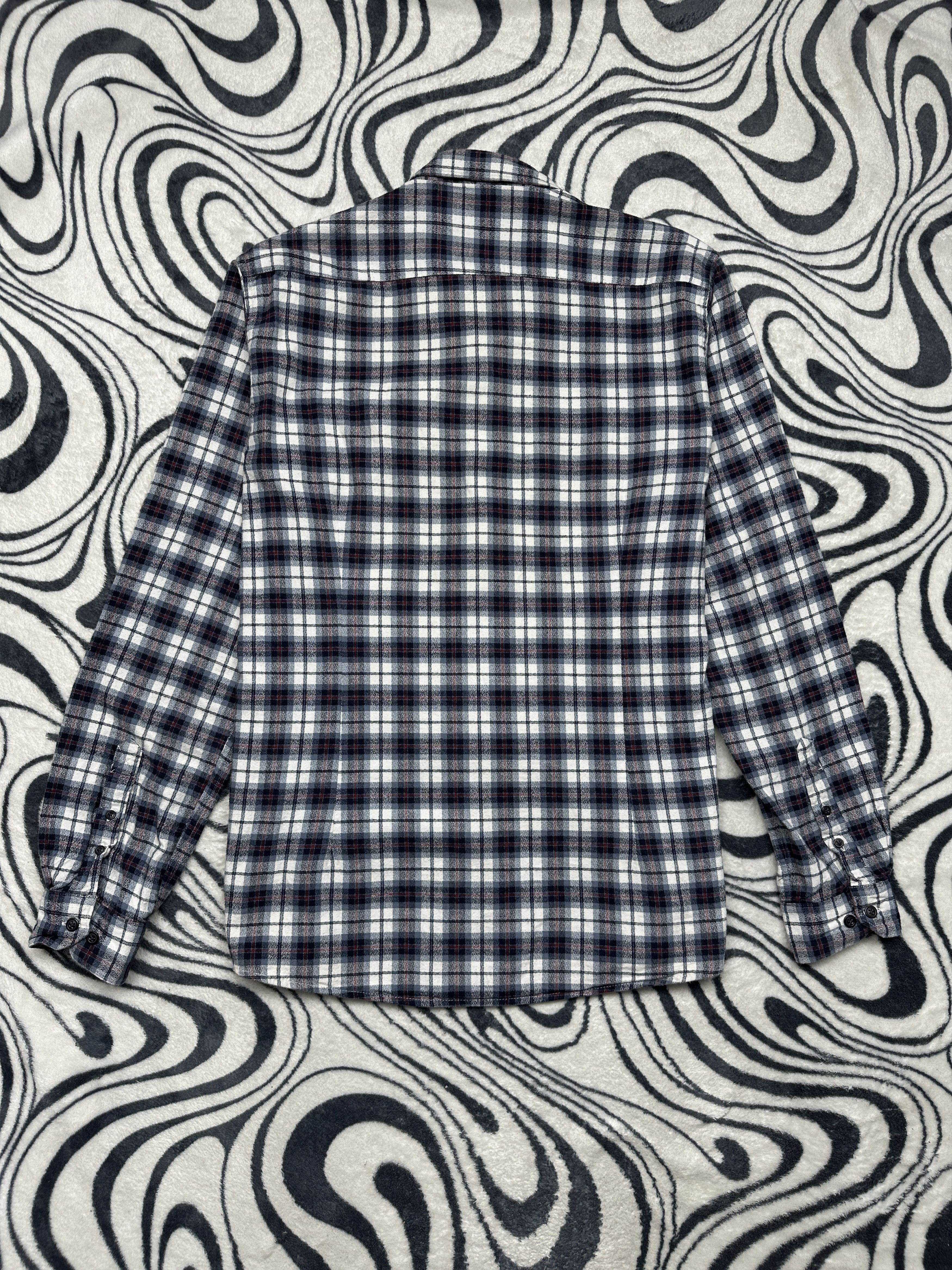 Barbour Barbour Mens Whitehall Flannel Plaid Shirt Size US XL / EU 56 / 4 - 9 Thumbnail