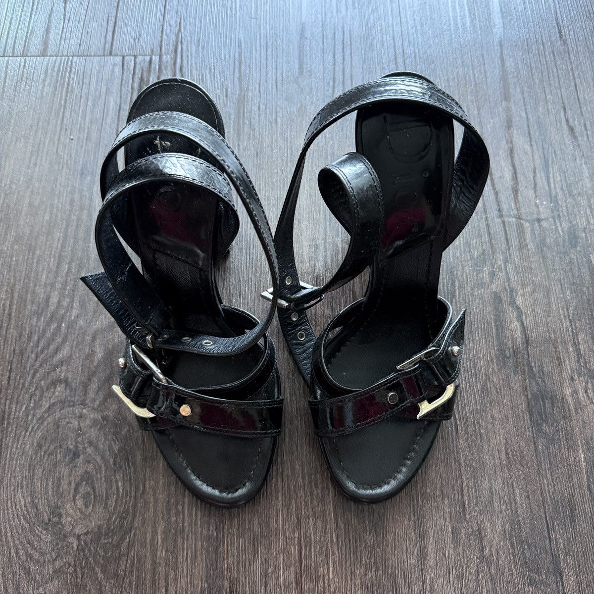 Dior Vintage Black Dior Heels Size US 6.5 / IT 36.5 - 2 Thumbnail