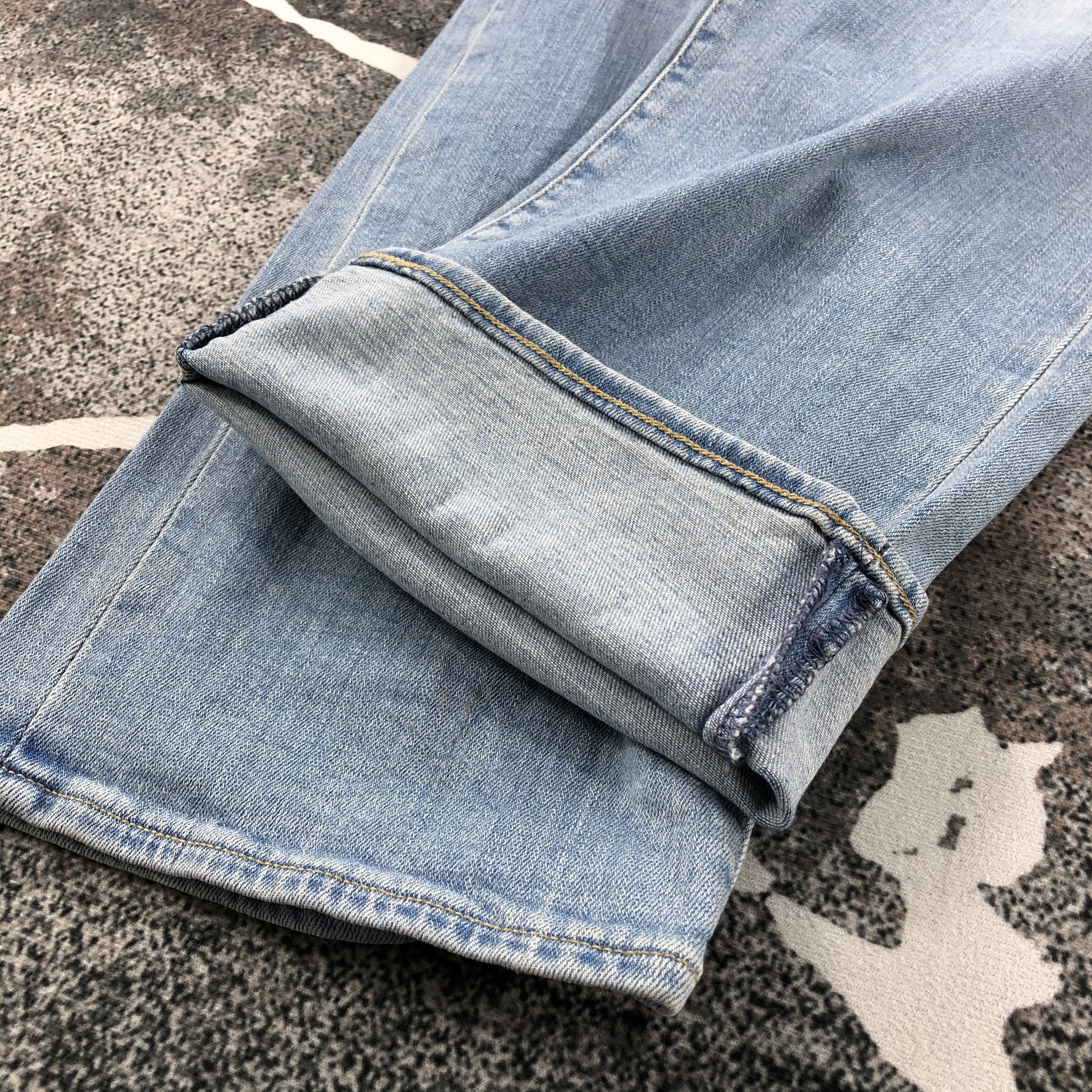 Levi's Vintage Levis 514 Jeans Dirty Faded Blue Wash kj664 Size US 37 - 6 Thumbnail