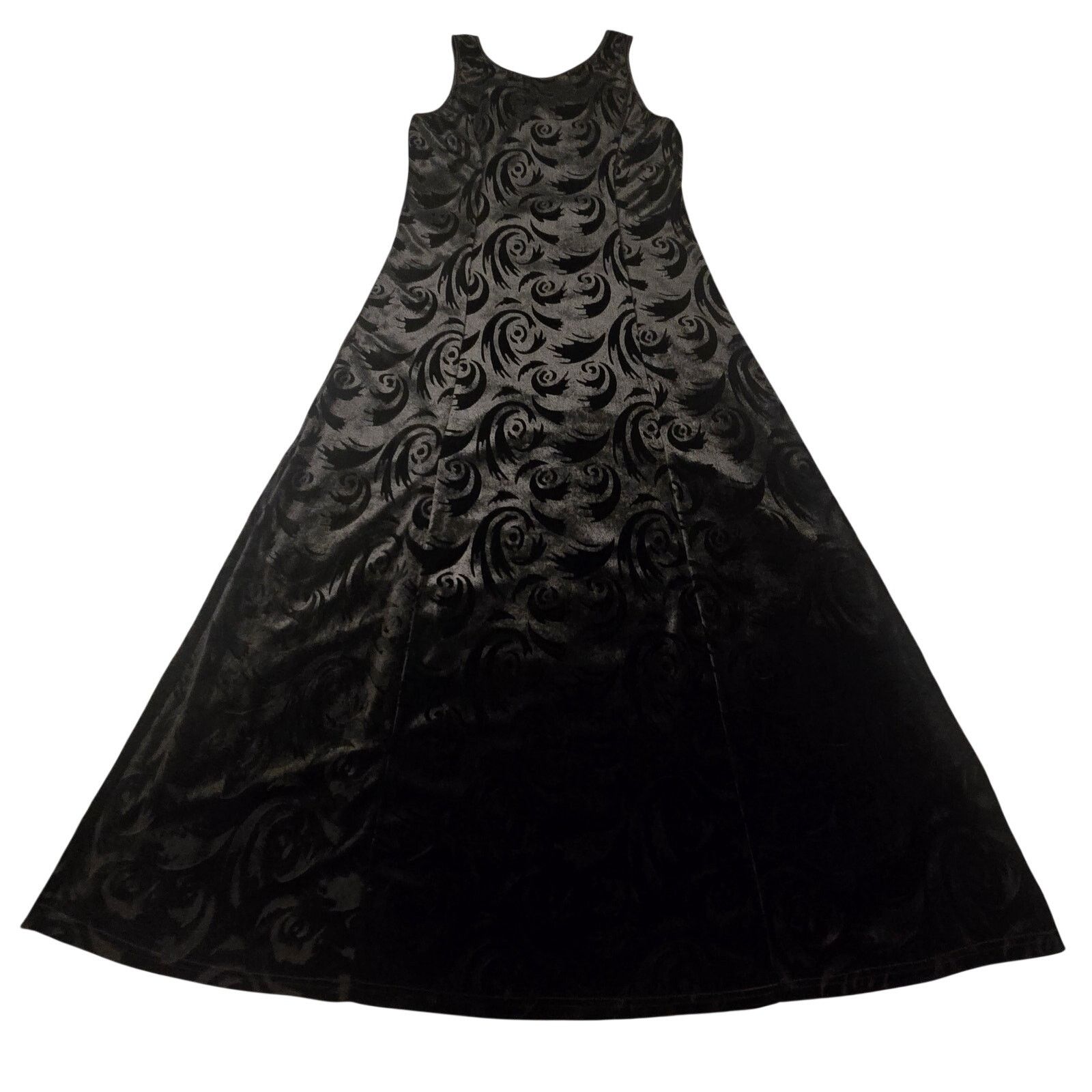Vintage Vintage Jalate Velvet Floral Burnout Dress Whimsigoth Goth Size M / US 6-8 / IT 42-44 - 6 Thumbnail
