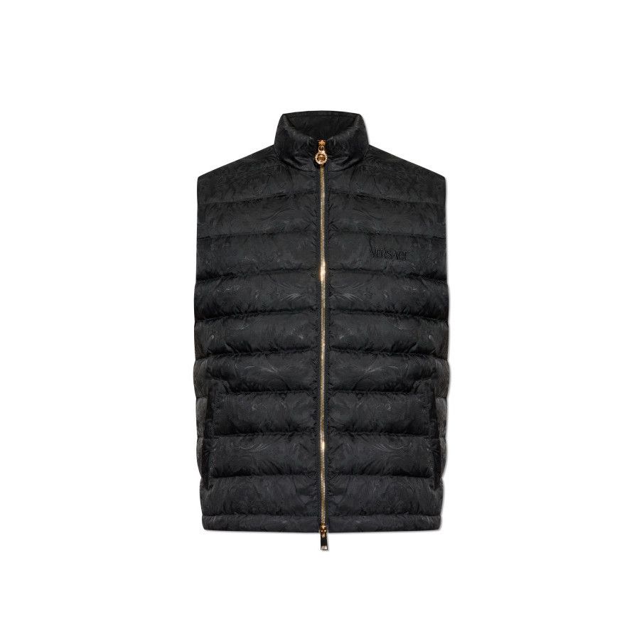 Versace VERSACE Black Stand-Up Collar Vest New & Authentic (Men's si Size US S / EU 44-46 / 1 - 1 Preview