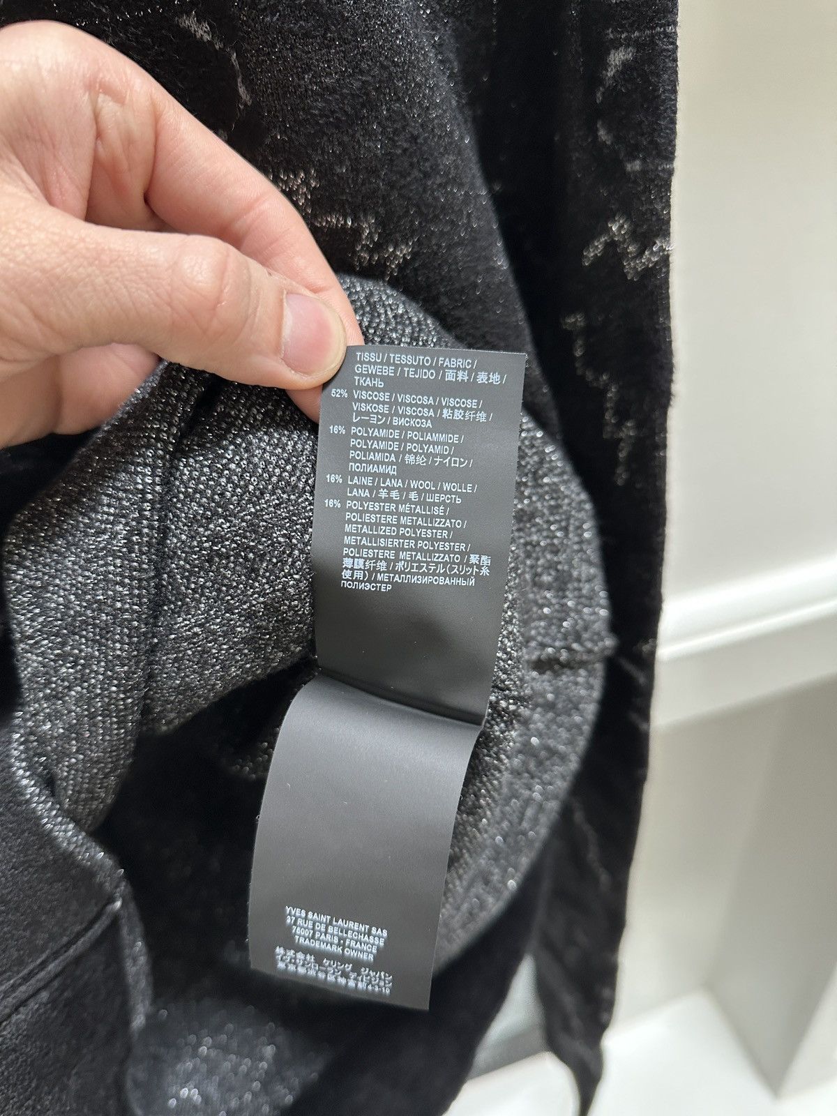 Saint Laurent Paris Lurex Glitter Radio Sweater Size US S / EU 44-46 / 1 - 10 Thumbnail