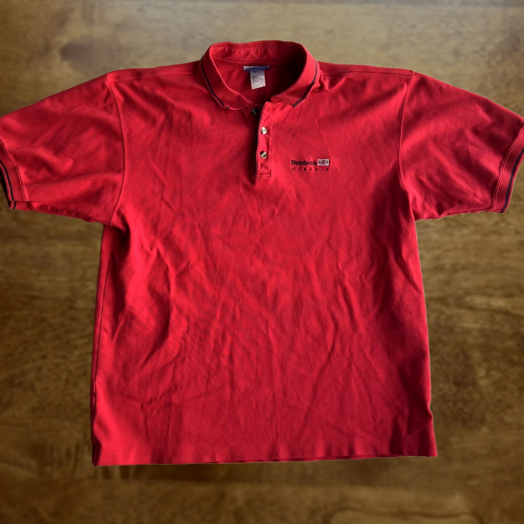 Reebok Reebok Classic Polo Shirt Mens XL Red Short Sleeve Casual Size US XL / EU 56 / 4 - 1 Thumbnail