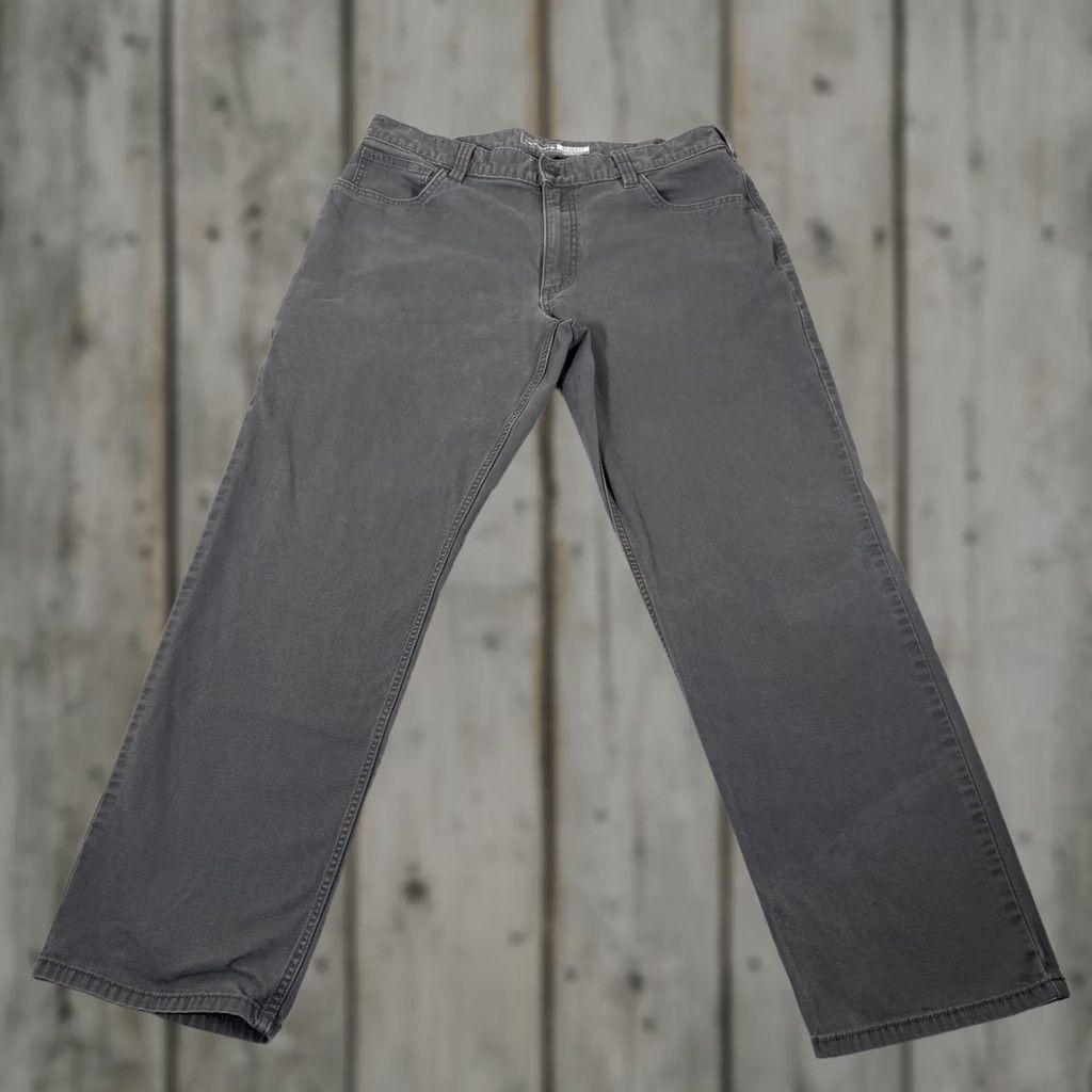 Carhartt Carhartt Rugged Flex Pants Mens 36x30 Gray Canvas Carpenter Relaxed Fit 5-Pocket Work Pant Straight Leg Denim/Workwear Shirt Not Included Size US 36 / EU 52 - 1 Thumbnail