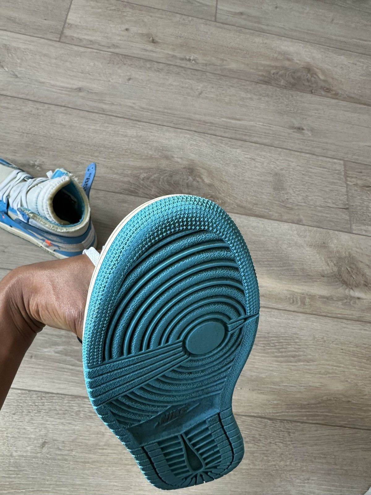 Jordan Brand × Off-White Jordan 1 Retro OG x Off-White High UNC Sz 6 Size US 6 / EU 39 - 22 Thumbnail