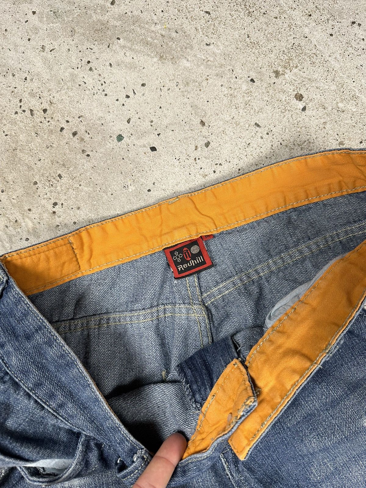 Japanese Brand × Vintage Vintage Y2K Japanese Reworked Baggy Denim Pants Jeans Size US 33 - 8 Thumbnail