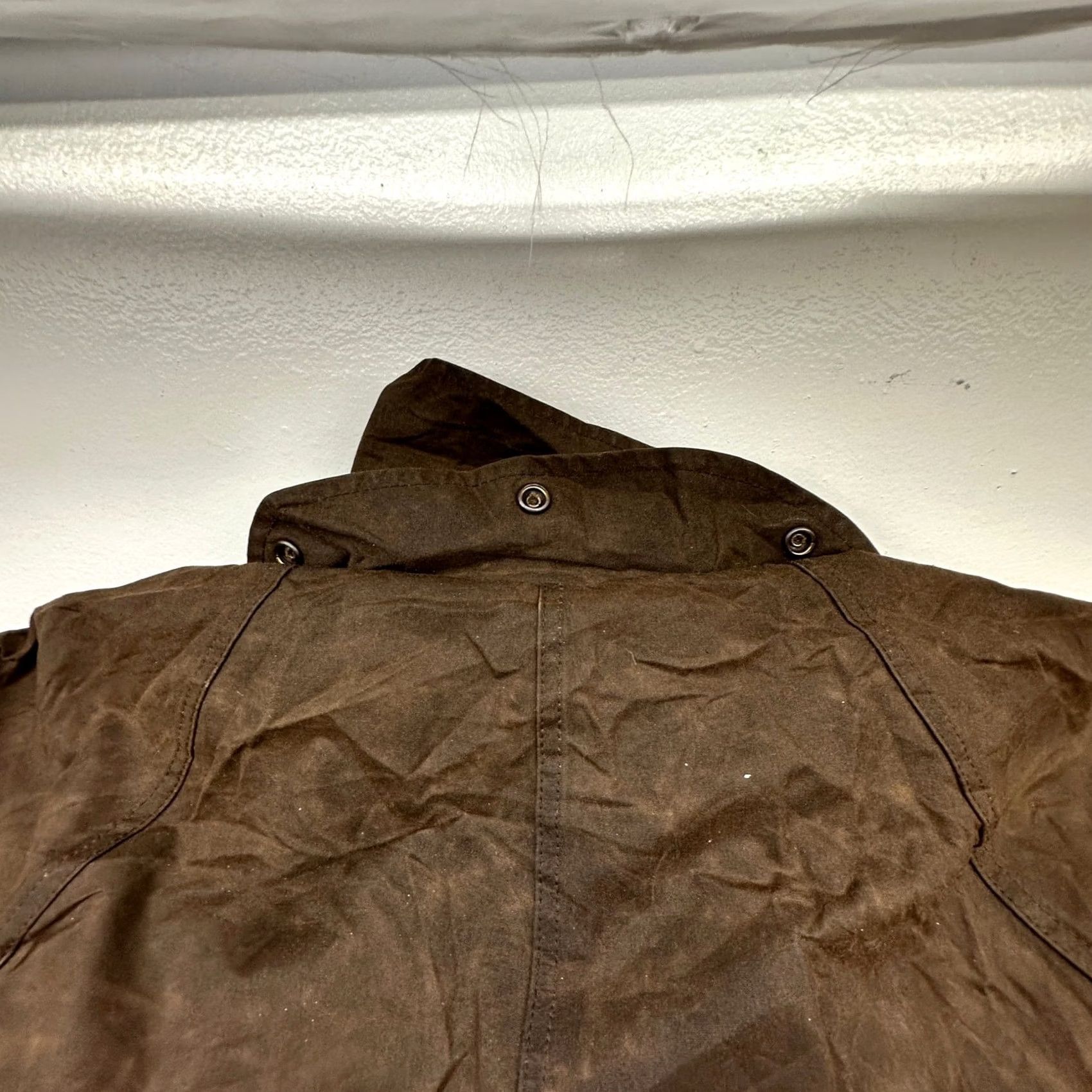 Vintage Driza Bone Australia Waxed Cotton Trench Riding Coat Mens XL 7 Brown Snap Size US XL / EU 56 / 4 - 6 Thumbnail