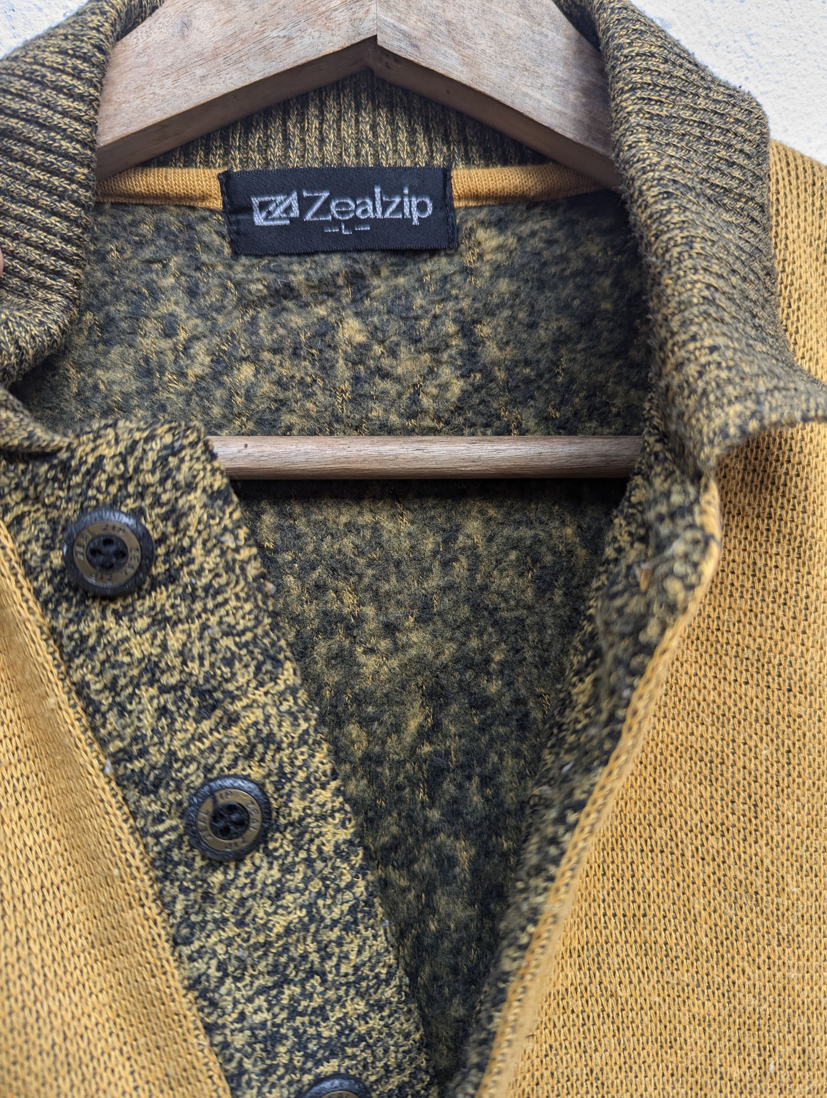 Japanese Brand ZEALZIP HALF BUTTON SWEATSHIRT Size US L / EU 52-54 / 3 - 9 Thumbnail