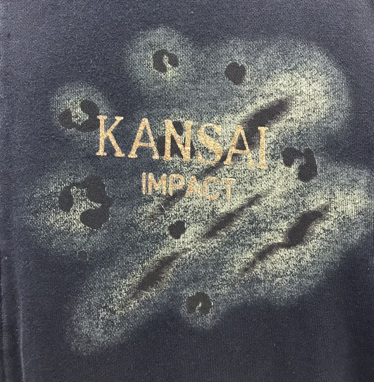 Japanese Brand × Kansai Yamamoto × Vintage Vintage Kansai Impact Tiger Pattern Jacket Hoodie Size US M / EU 48-50 / 2 - 4 Thumbnail