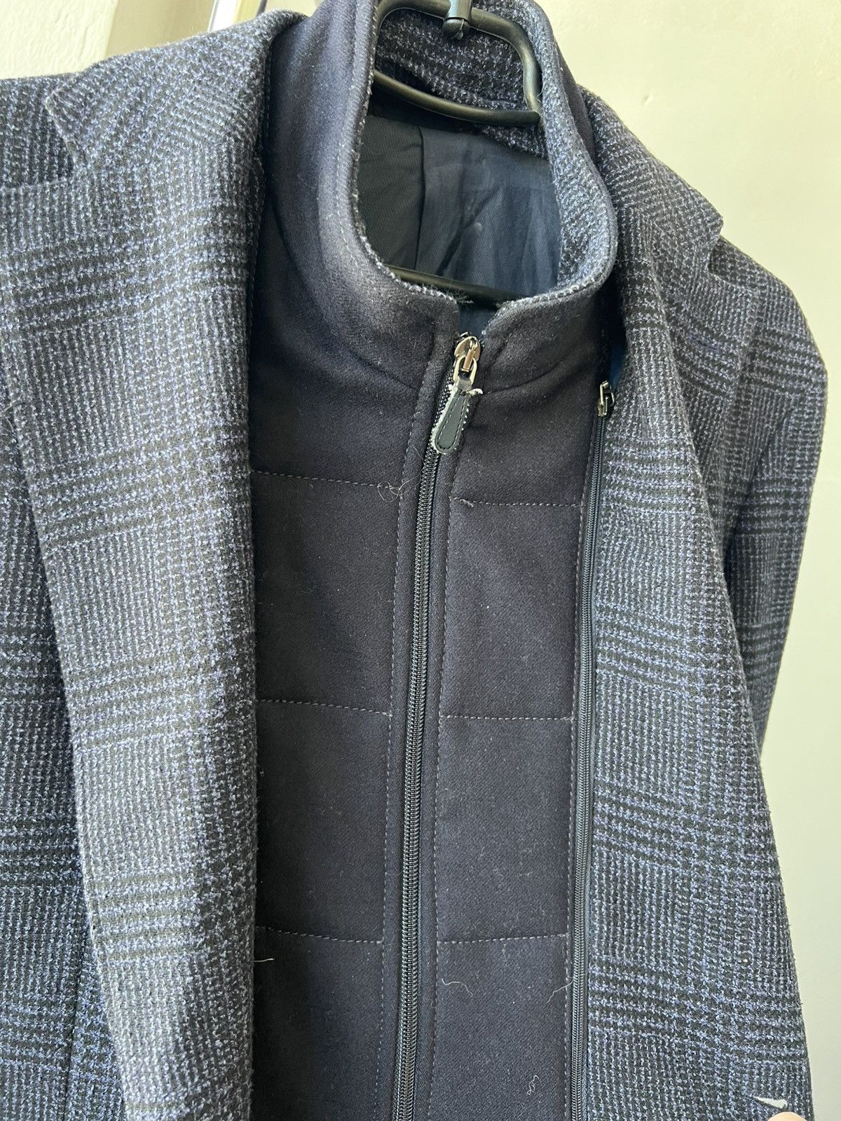 L.B.M. 1911 L.B.M 1911 TAILORED LIMITED WOOL BLAZER HYBRID COAT JACKET Size 50R - 9 Thumbnail