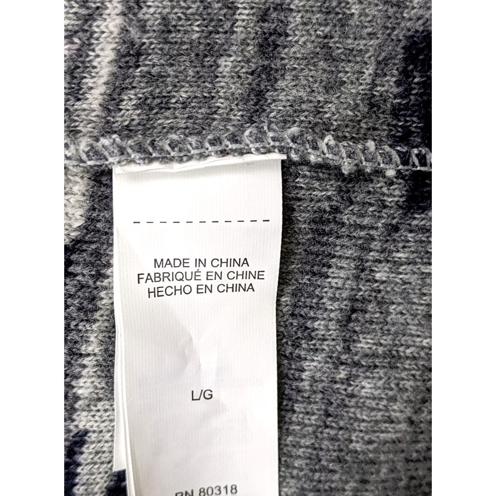 Lucky Brand Lucky Brand Womens Large Gray Southwestern Aztic Drap Cardigan Falls Long Sleeve Shirt Womens L Gray Cardigan Southwest Aztec Drapery Size L / US 10 / IT 46 - 3 Thumbnail