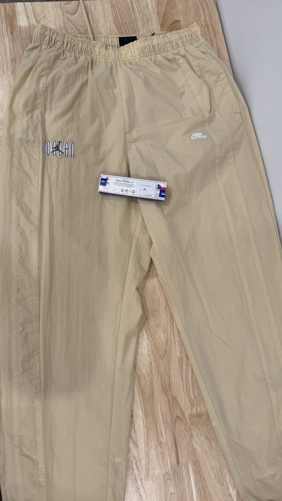 Jordan Brand Beige “Jumpman” Joggers Size M Size US 32 / EU 48 - 3 Thumbnail