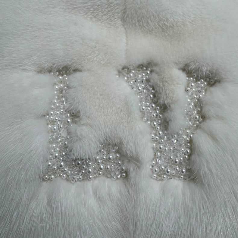 Louis Vuitton louis vuitton turquoise mink fur jacket-2507 Size US XXL / EU 58 / 5 - 4 Thumbnail