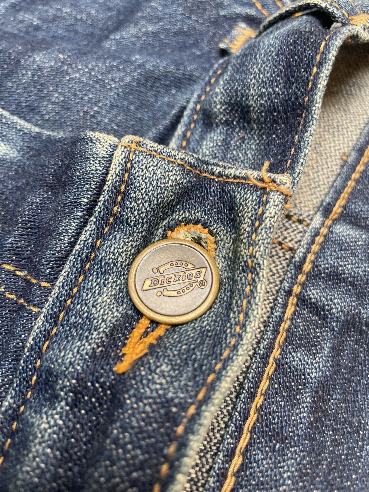 Dickies Vintage Dickies Denim Talon Zip Whiskers Fade W32 Size US 32 / EU 48 - 6 Thumbnail
