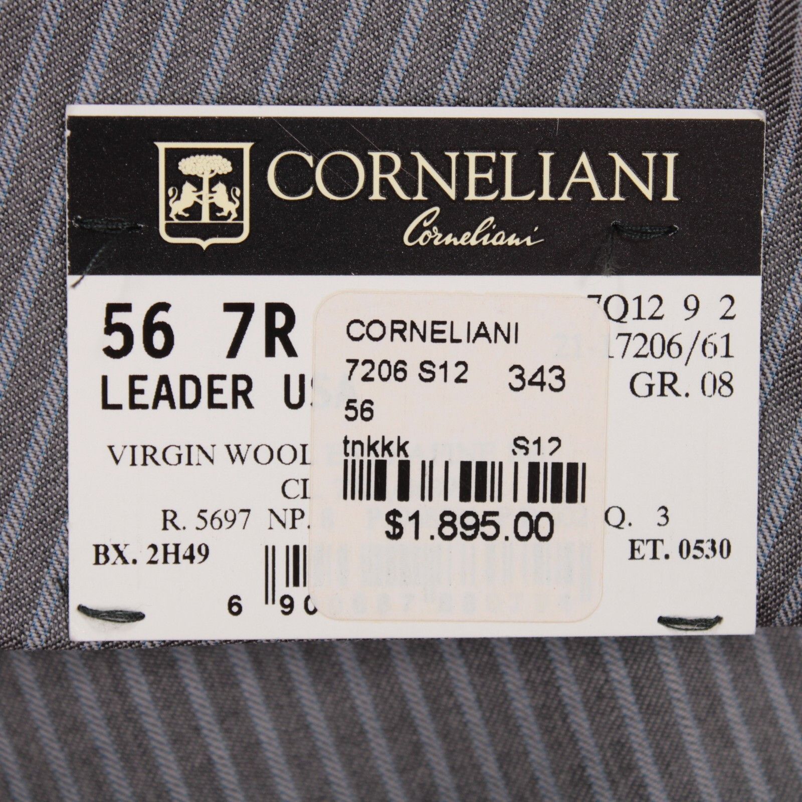 Corneliani Corneliani Suit Size US 46 Regular in Gray Size 46R - 7 Thumbnail