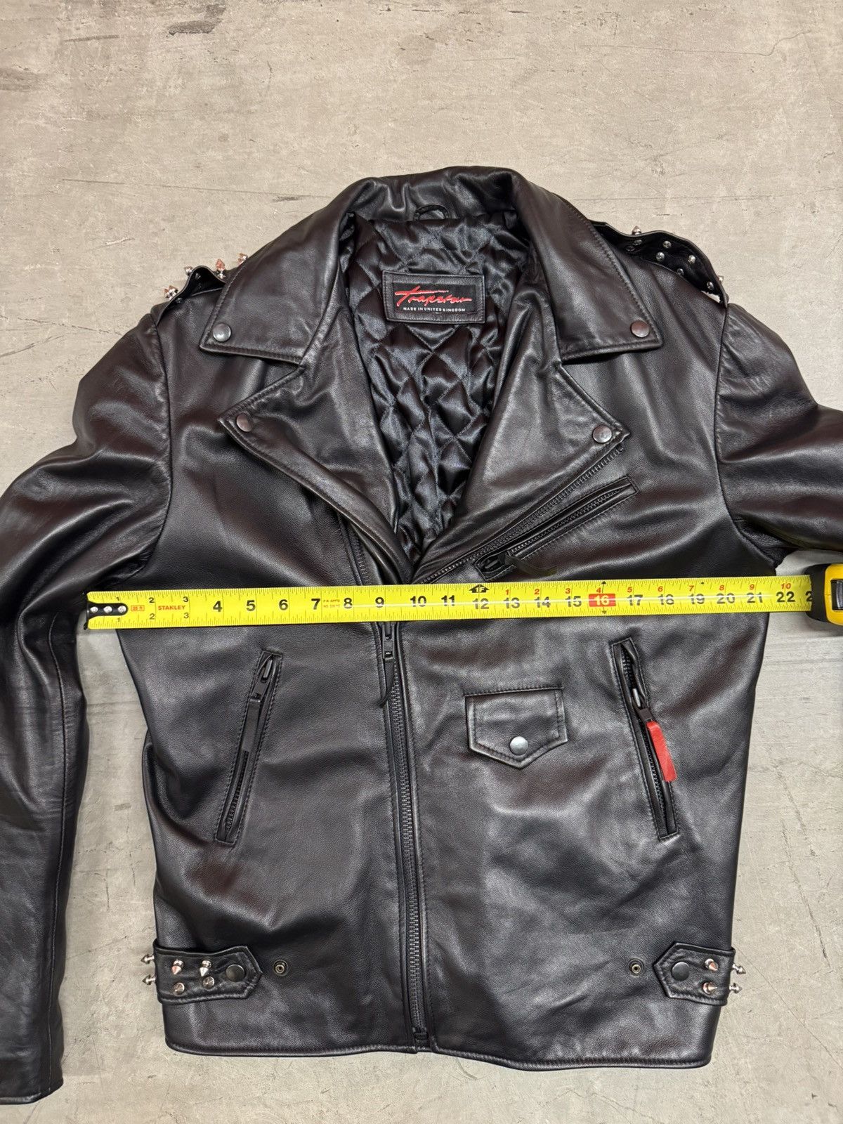 Trapstar London Trapstar Leather Motorcycle Jacket Size US S / EU 44-46 / 1 - 6 Thumbnail