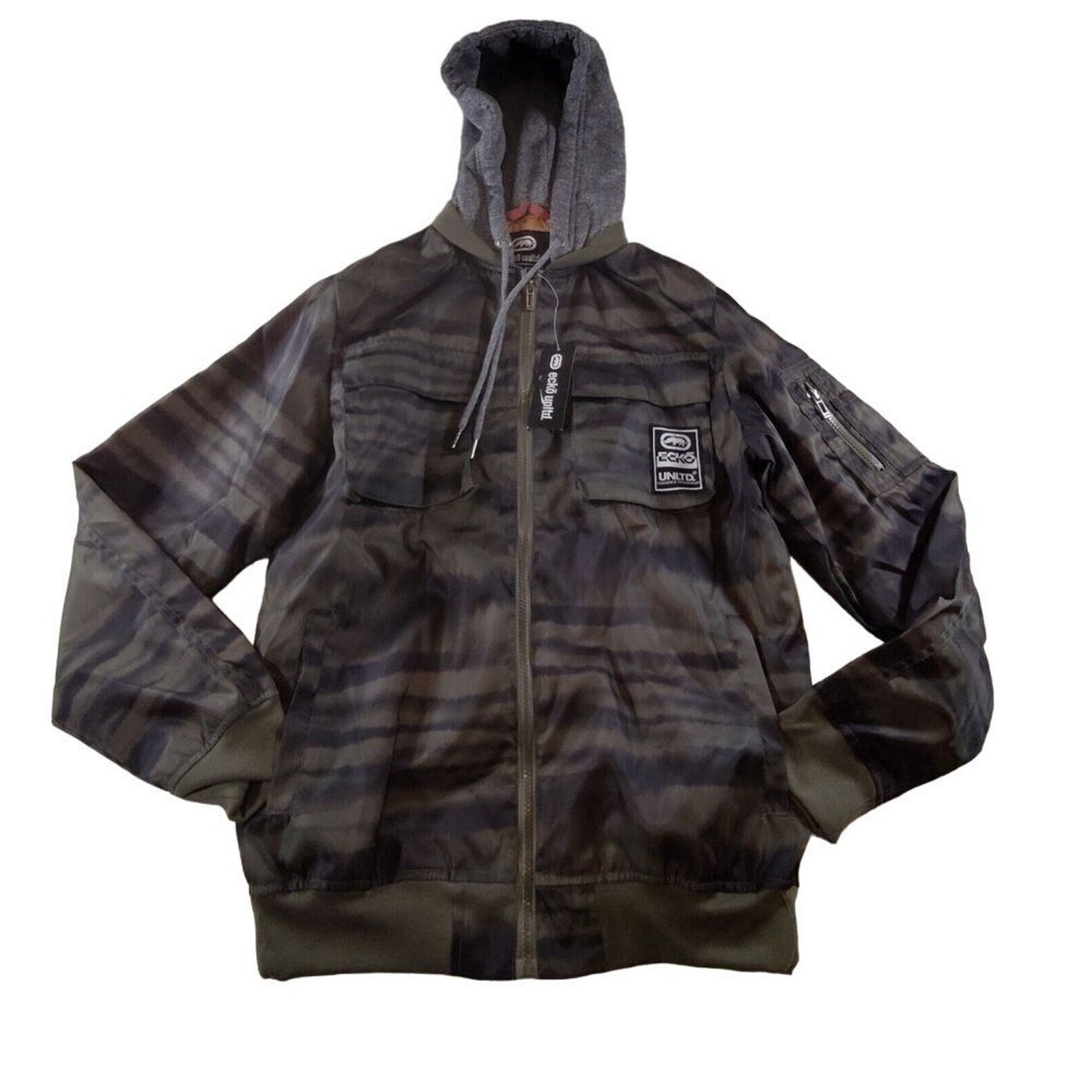 Ecko Unltd. Ecko Unltd Jacket Hooded Mens Small Rhino Lined grunge Size US S / EU 44-46 / 1 - 1 Thumbnail