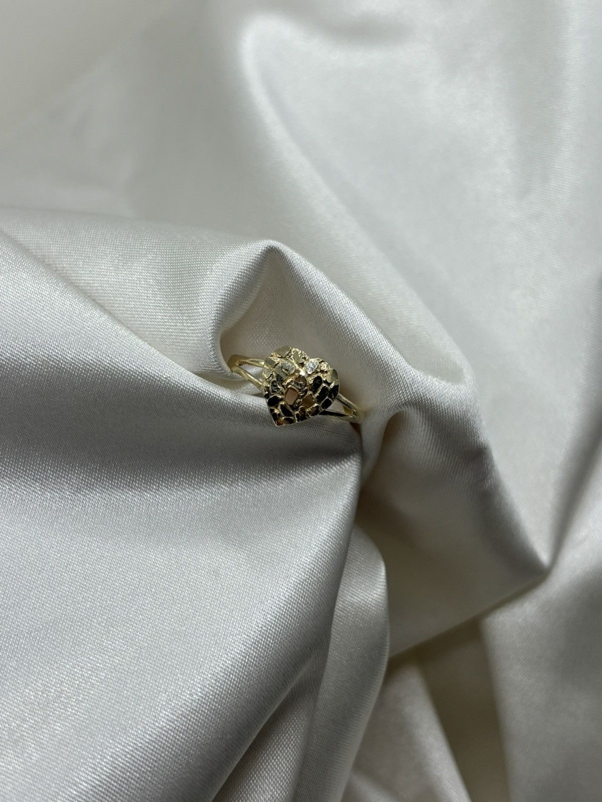 Other 14k Heart Nugget Ring sz7 Size ONE SIZE - 6 Thumbnail