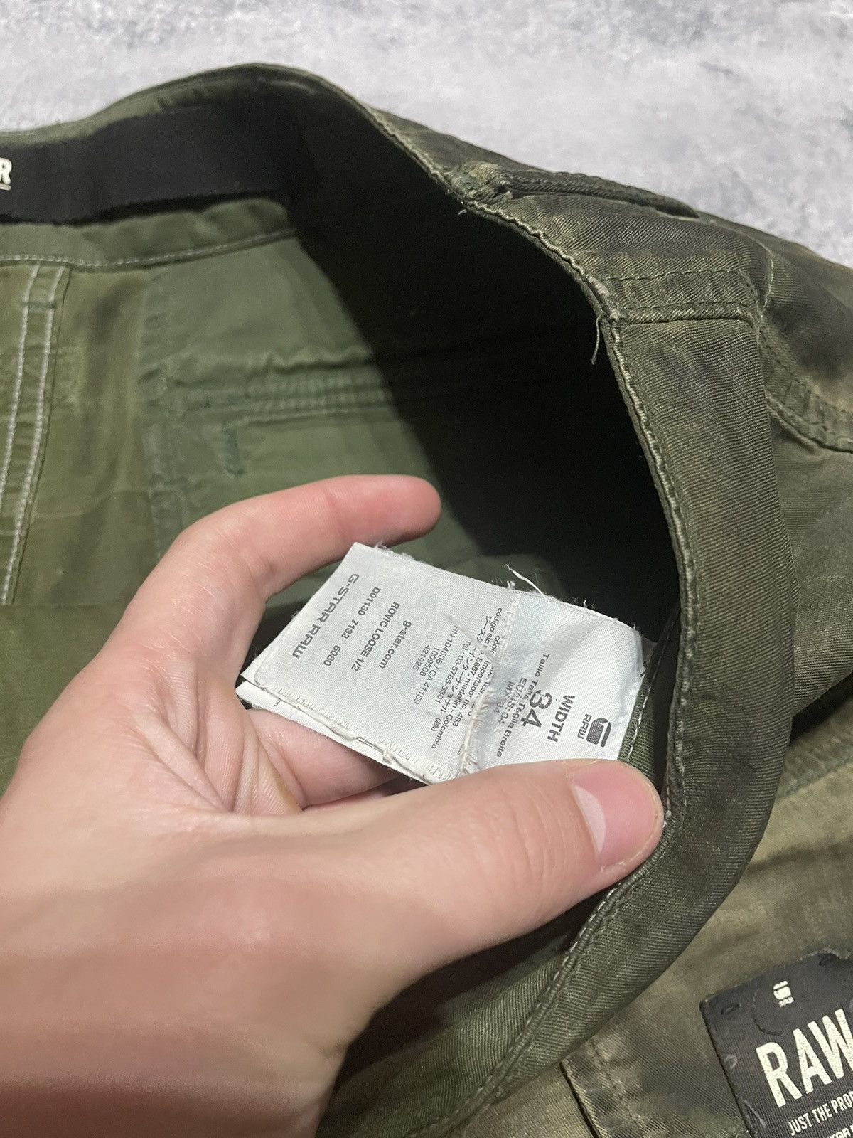 G-Star × Vintage Vintage Shorts G-star raw faded olive Size US 34 / EU 50 - 5 Thumbnail