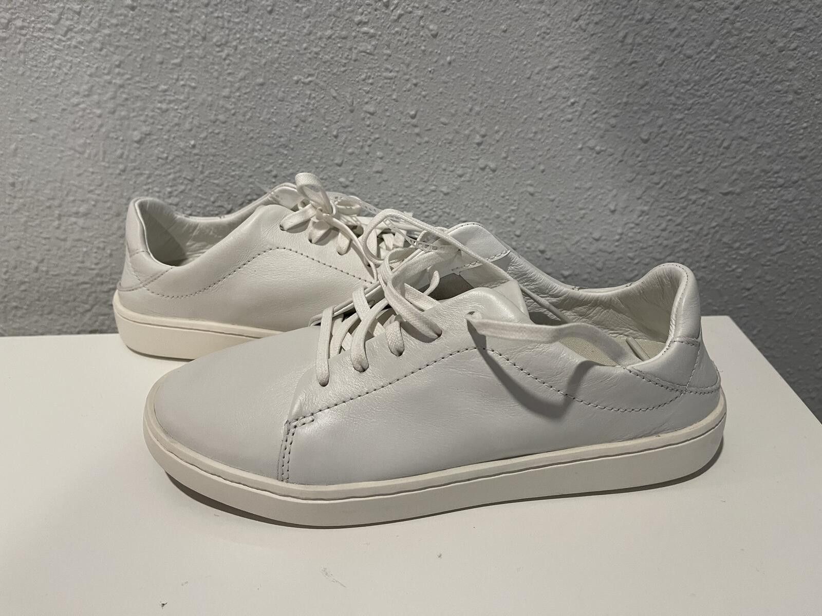 Olukai Olukai Pehuea Li'L W White Sneakers Women's Size 7 Size US 7 / IT 37 - 1 Thumbnail
