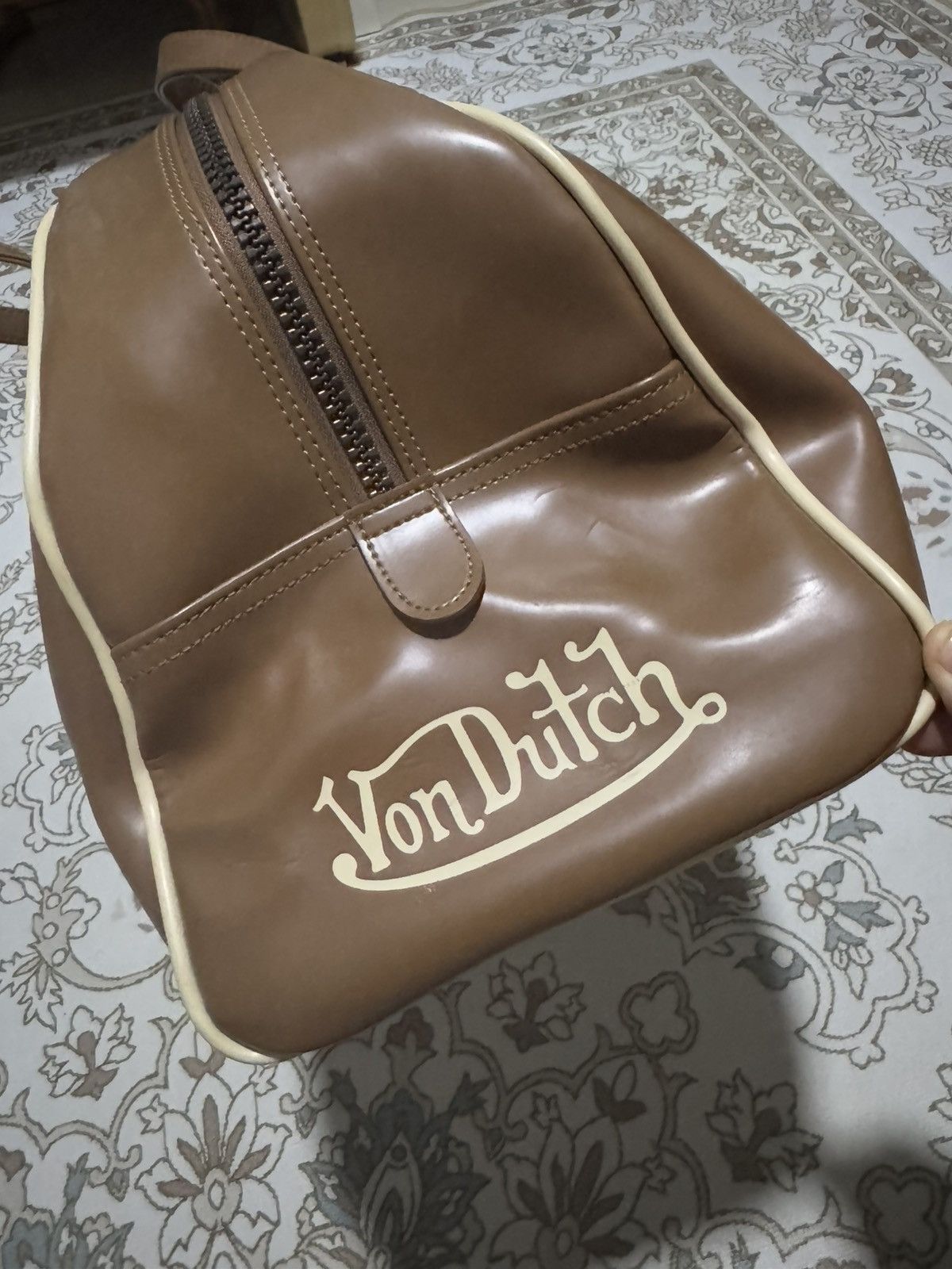 Vintage × Von Dutch Vtg Y2K Von Dutch Duffle Bowling Large Bag Size ONE SIZE - 2 Thumbnail
