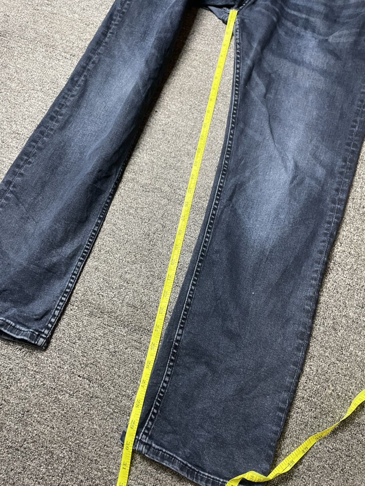 Denim & Co. × Japanese Brand × Vintage The Original Denim. Co Straight Cut Jeans (92) Size US 37 - 6 Thumbnail