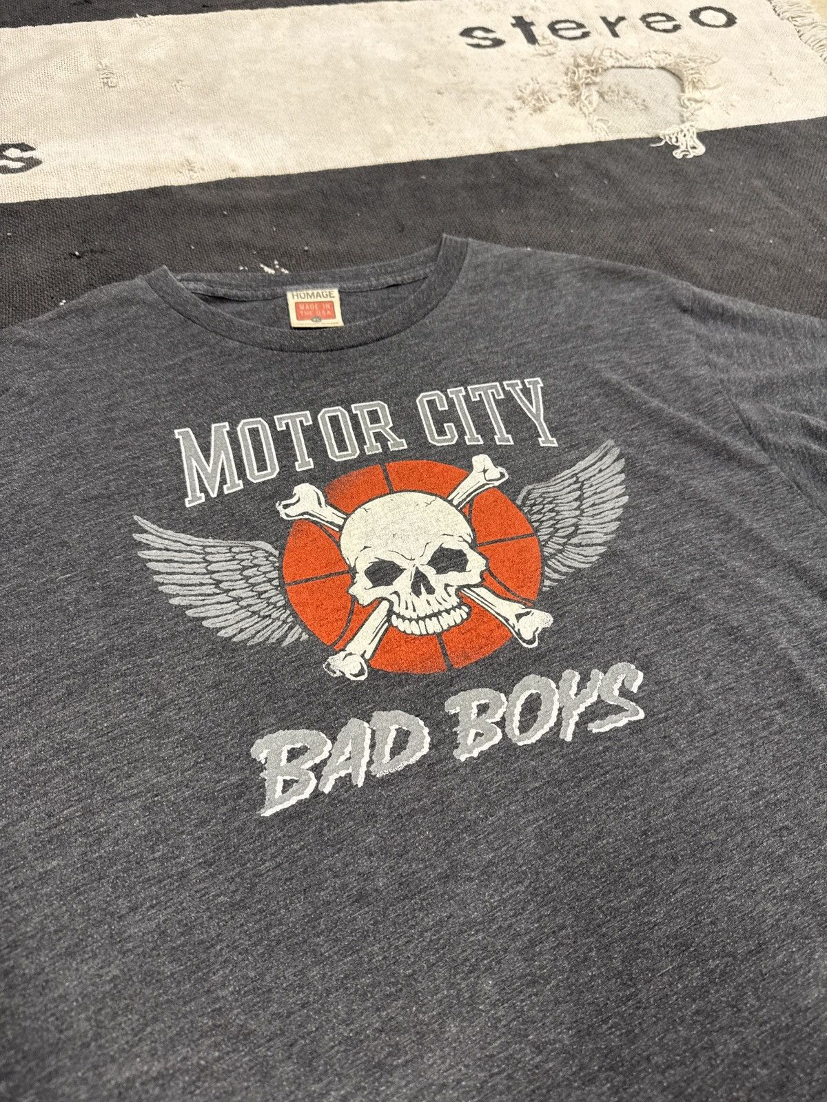 Vintage Motor City Bad Boys Skull Vintage T-Shirt Size US XL / EU 56 / 4 - 2 Thumbnail
