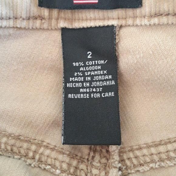 Ralph Lauren Vtg Polo Jeans Co Corduroy Pants Sz 2 Camel High-rise Wide Size 26" / US 2 / IT 38 - 3 Thumbnail