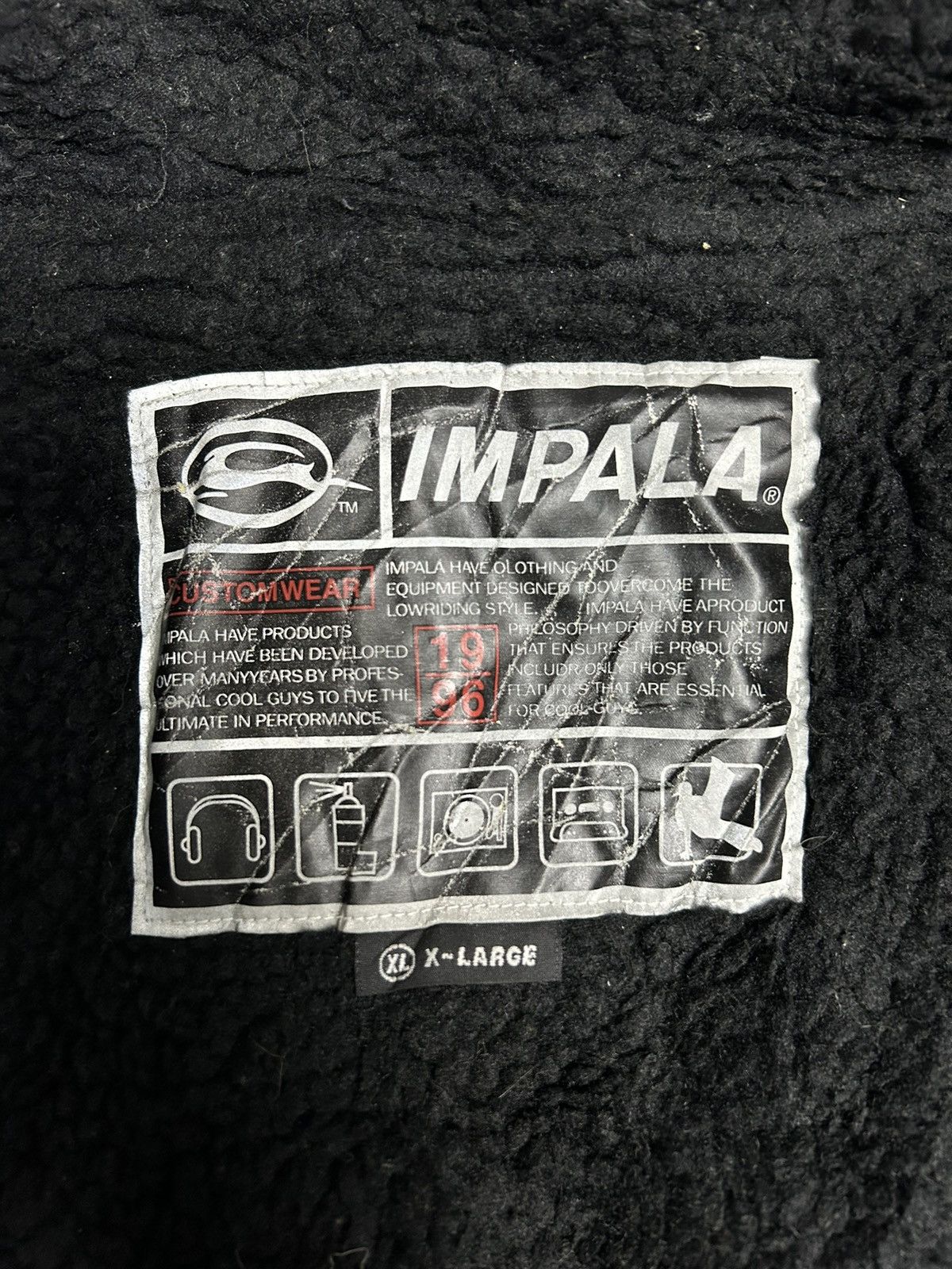 Japanese Brand IMPALA FLIGHT JACKET WITH FLEECE LINING Size US XL / EU 56 / 4 - 6 Thumbnail