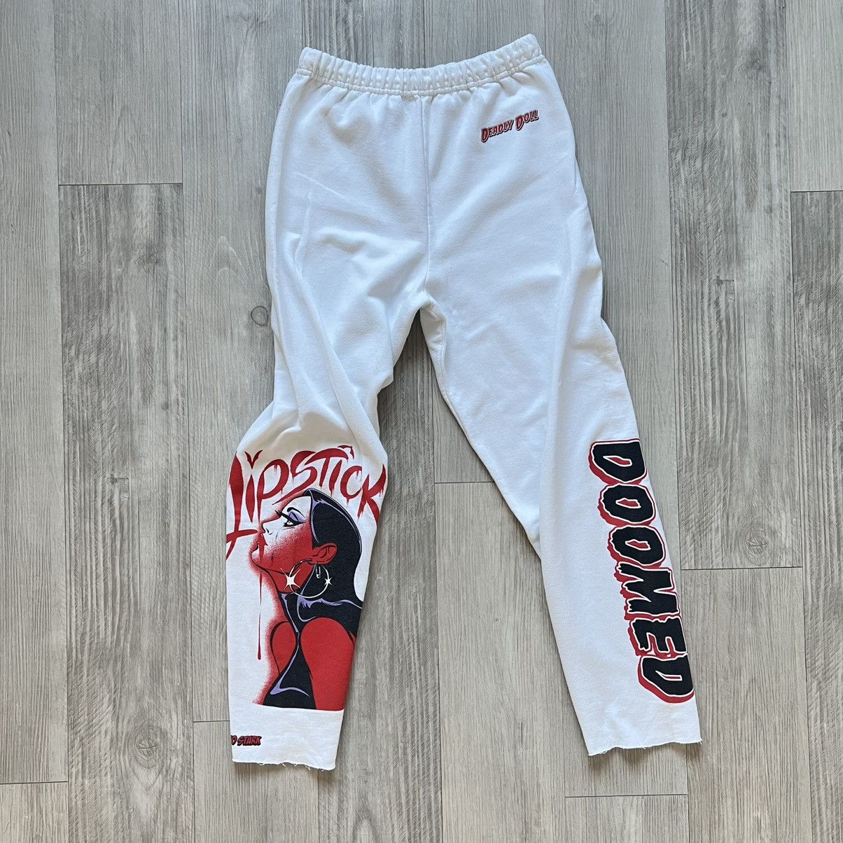 Deadly Doll Deadly Doll ‘Lipstick’ Sweatpants Size US 30 / EU 46 - 3 Thumbnail