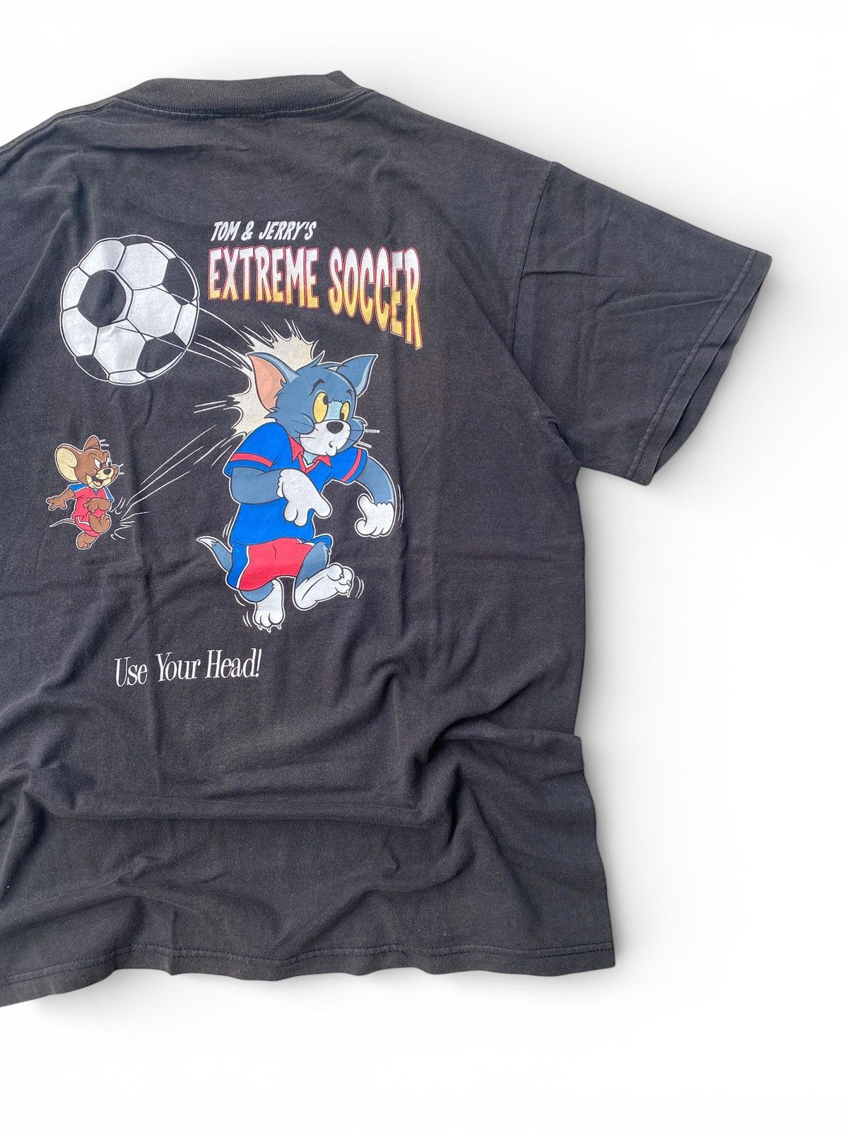 Warner Bros Vintage Tom & Jerry Extreme Soccer Warner Bros Graphic Tee Size US L / EU 52-54 / 3 - 2 Thumbnail